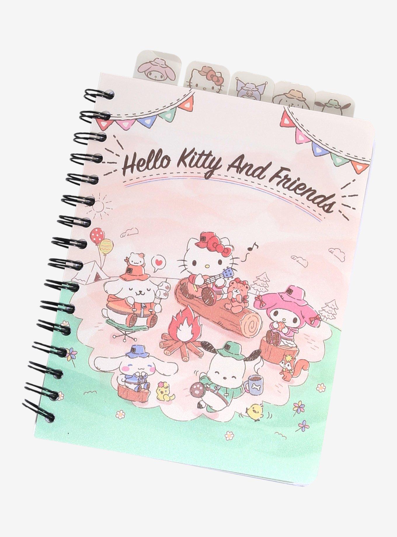 Sanrio Hello Kitty and Friends Camping Figural Tab Journal - BoxLunch Exclusive, , hi-res