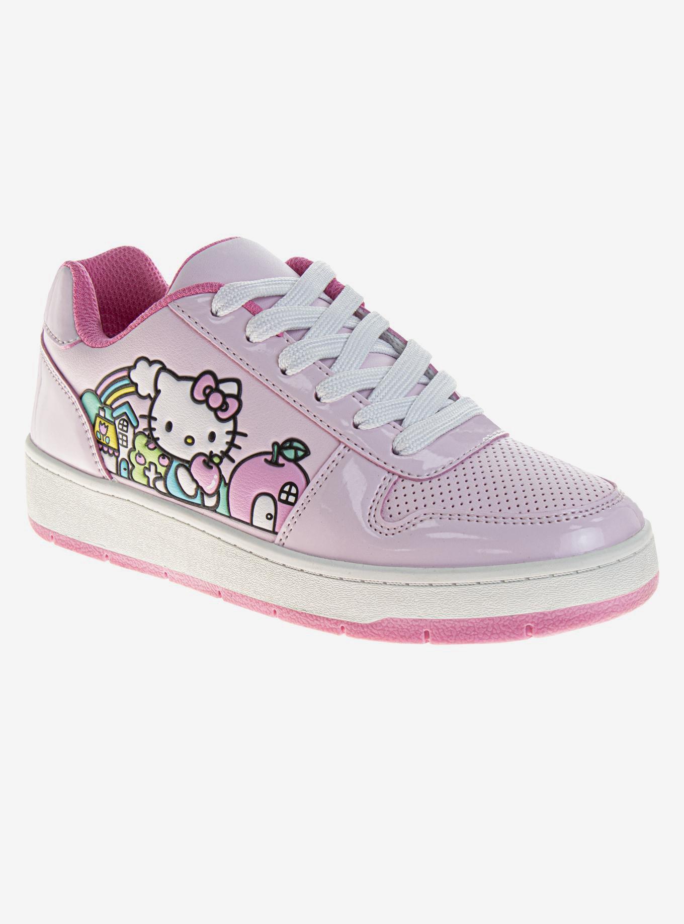 Hello Kitty Women's Lace Up Vintage Sneakers, , hi-res