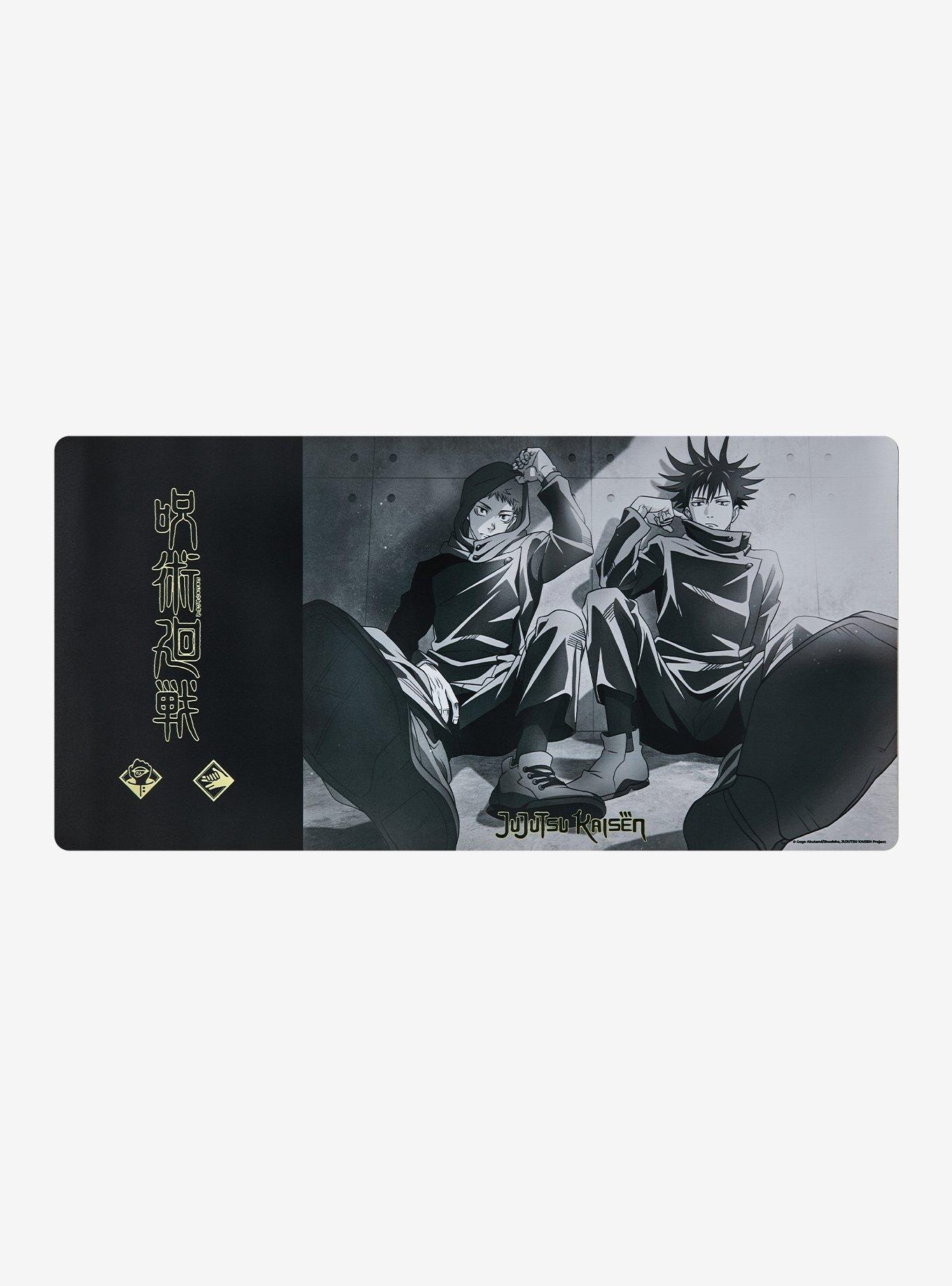 Jujutsu Kaisen Yuji & Megumi Monochrome Desk Mat, , hi-res