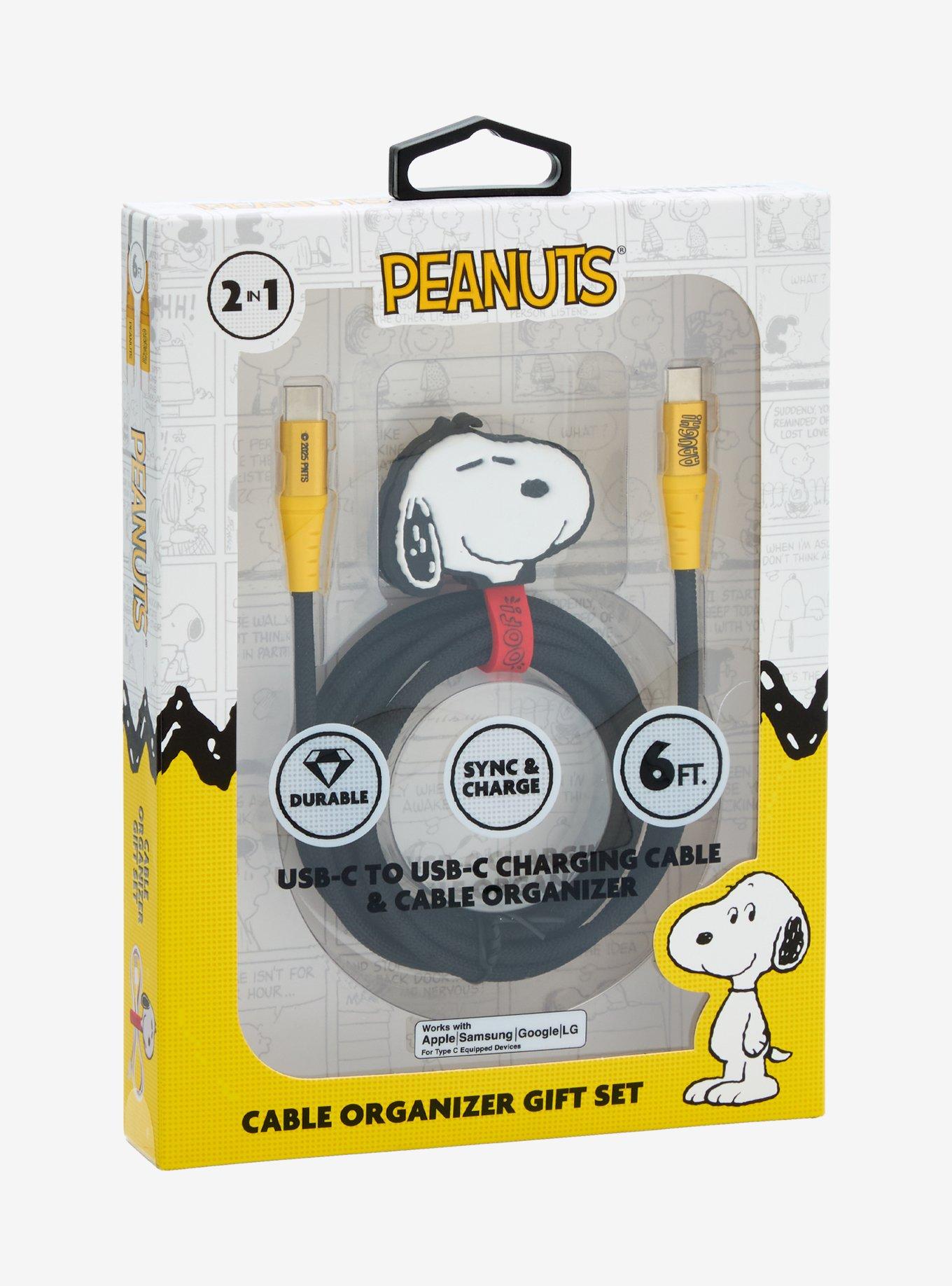 Peanuts Snoopy USB-C Cable & Organizer Set, , hi-res