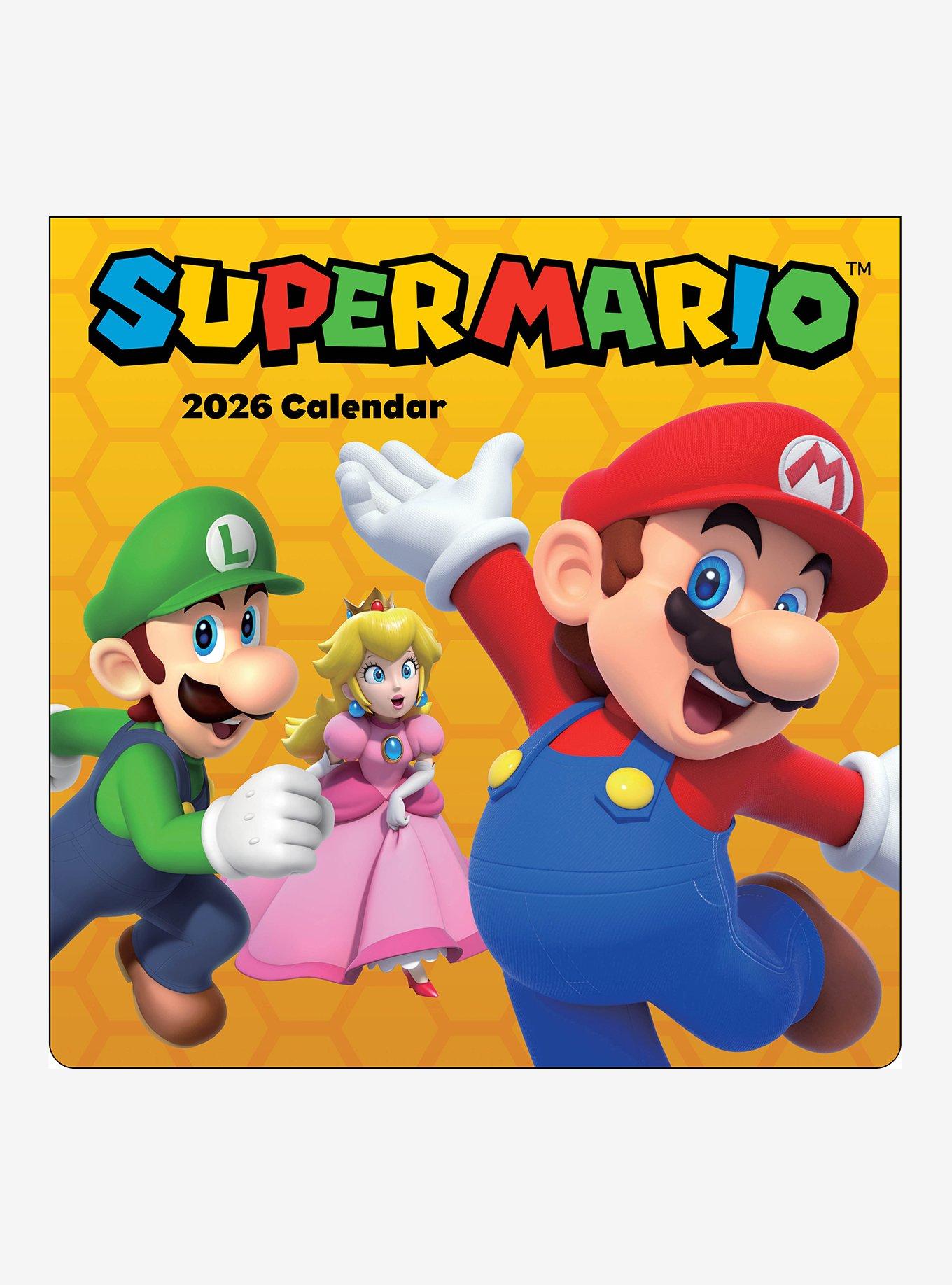 Nintendo Super Mario 2026 Wall Calendar, , hi-res