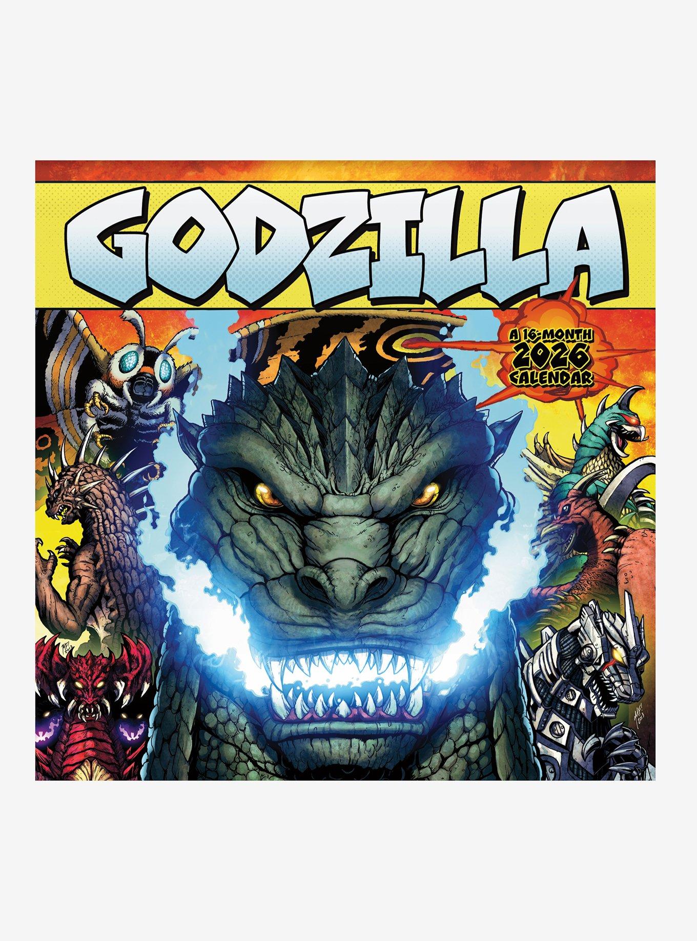 Godzilla 2026 Wall Calendar | BoxLunch