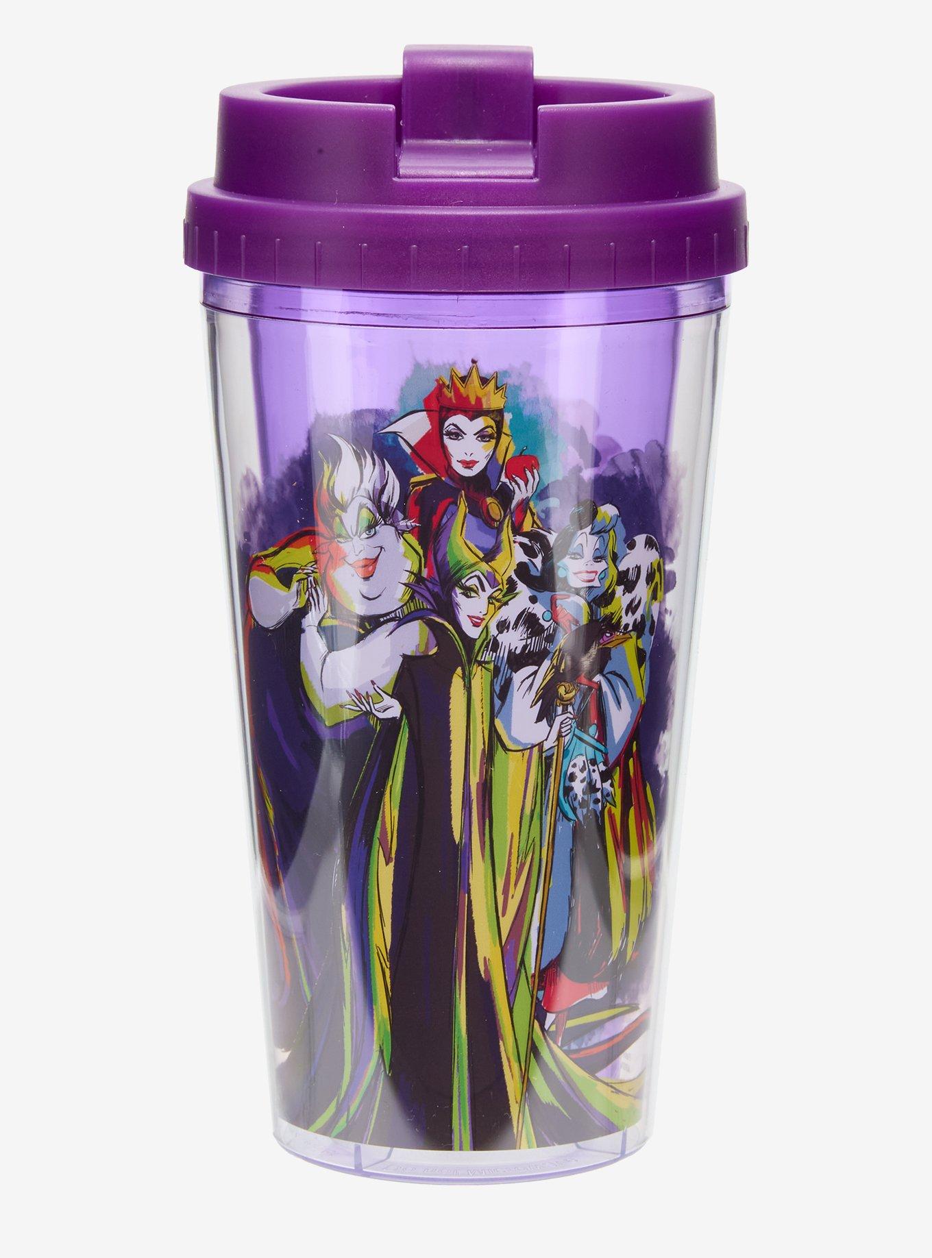 Disney Villains Purple Acrylic Travel Cup, , hi-res