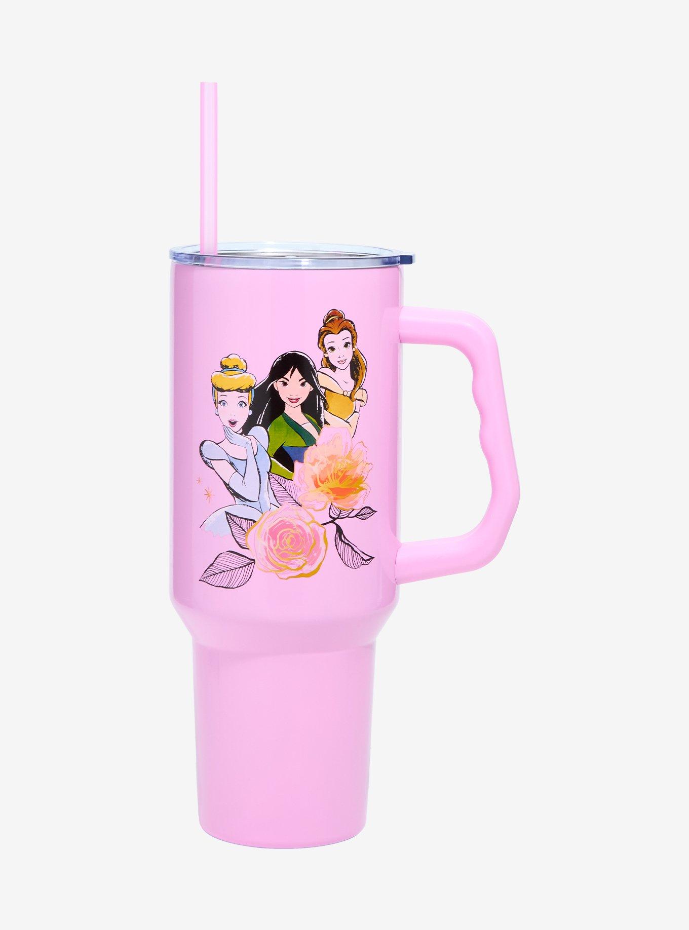 Disney Princess Pink Stainless Steel Travel Cup, , hi-res