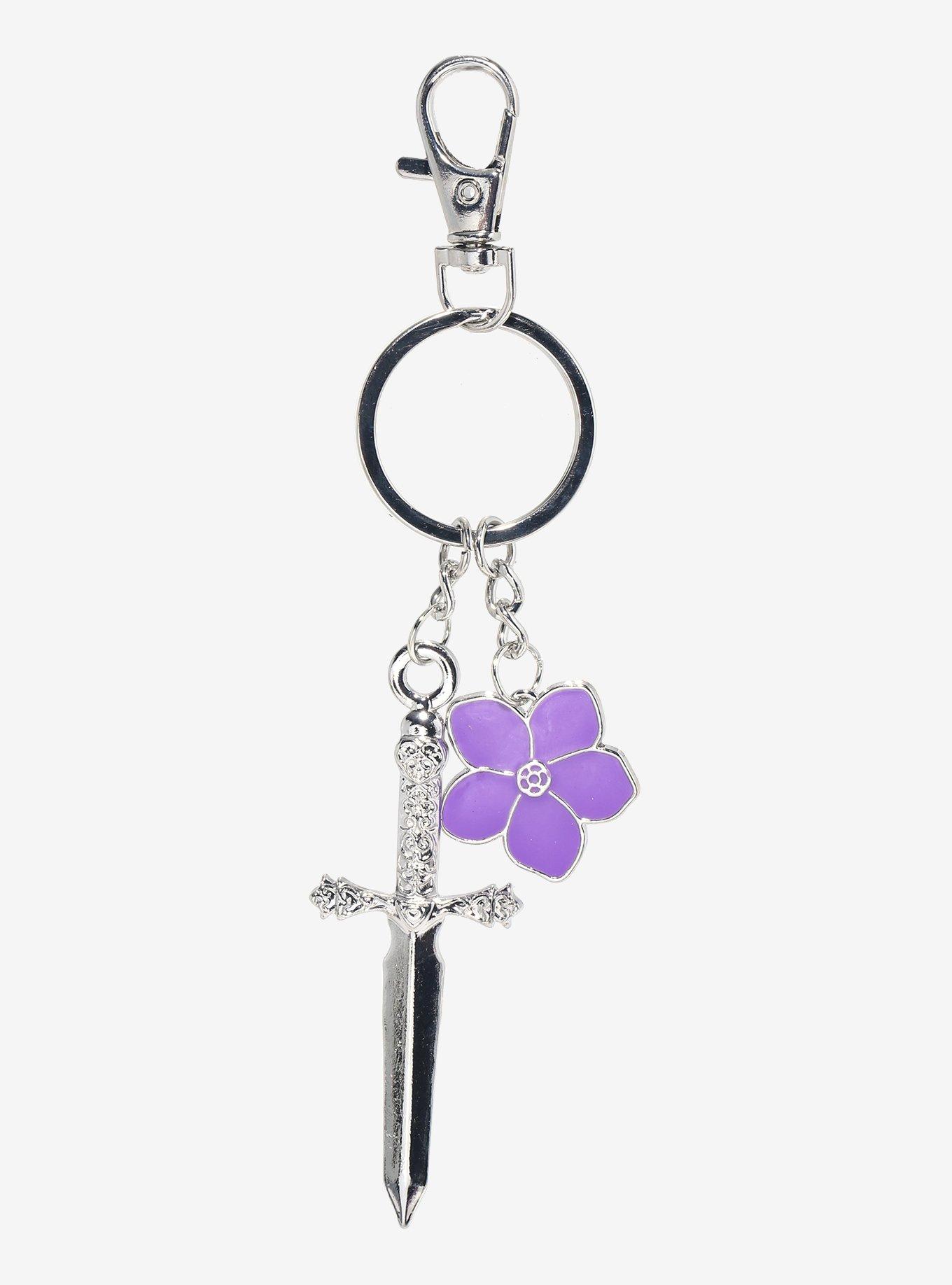 Powerless Paedyn Dagger Flower Key Chain, , hi-res