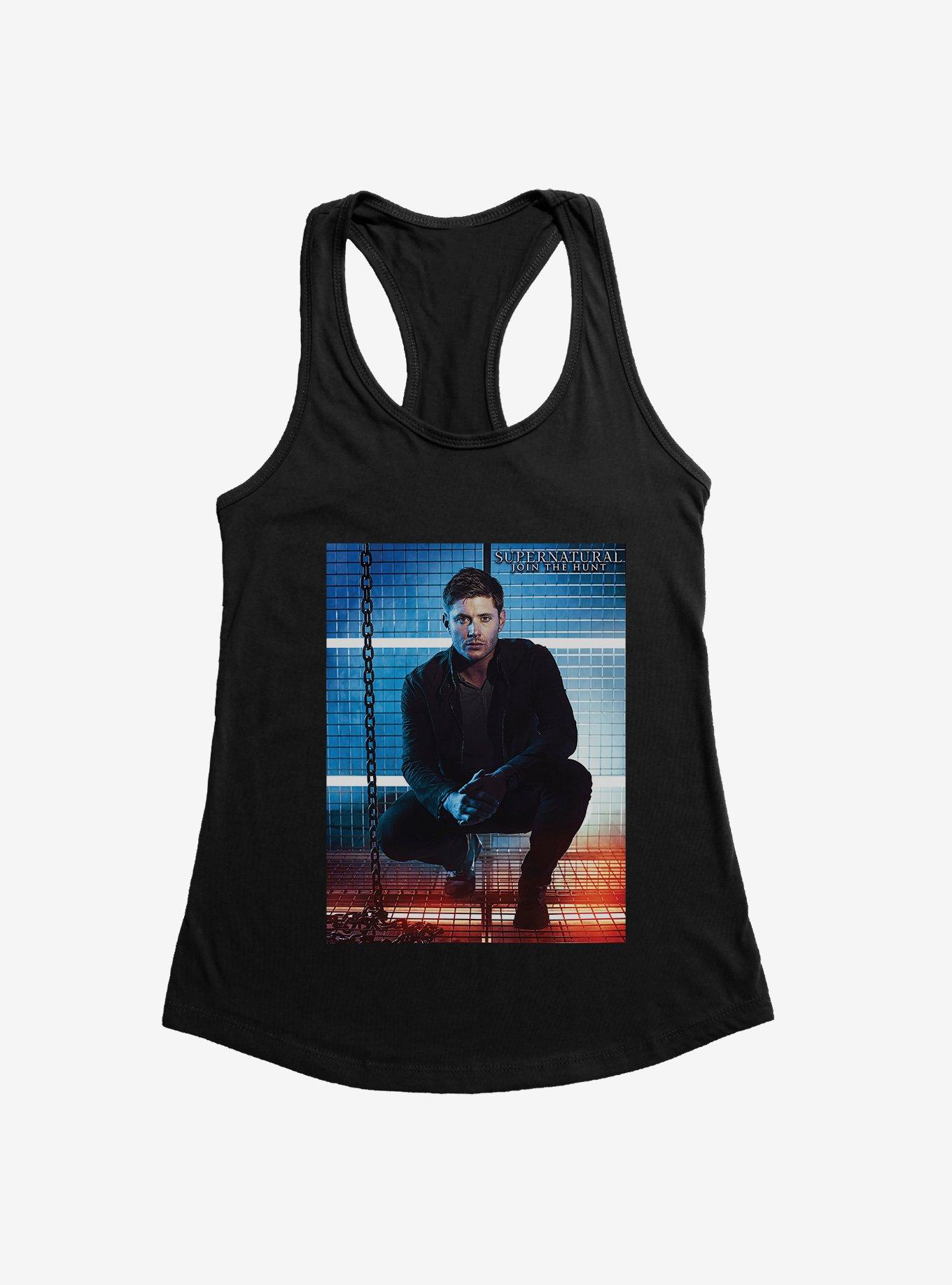 Supernatural Dean Winchester Squat Womens Tank, , hi-res