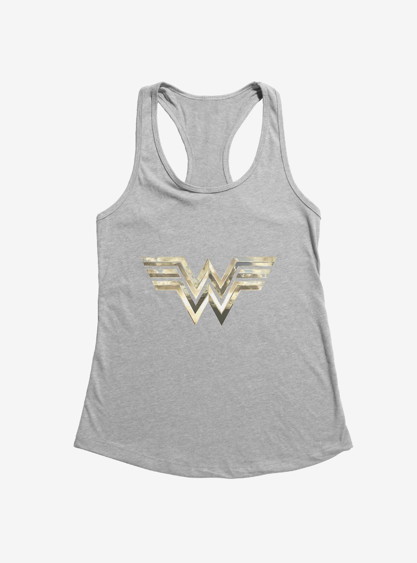DC Comics Wonder Woman Golden Insignia Womens Tank, HEATHER, hi-res