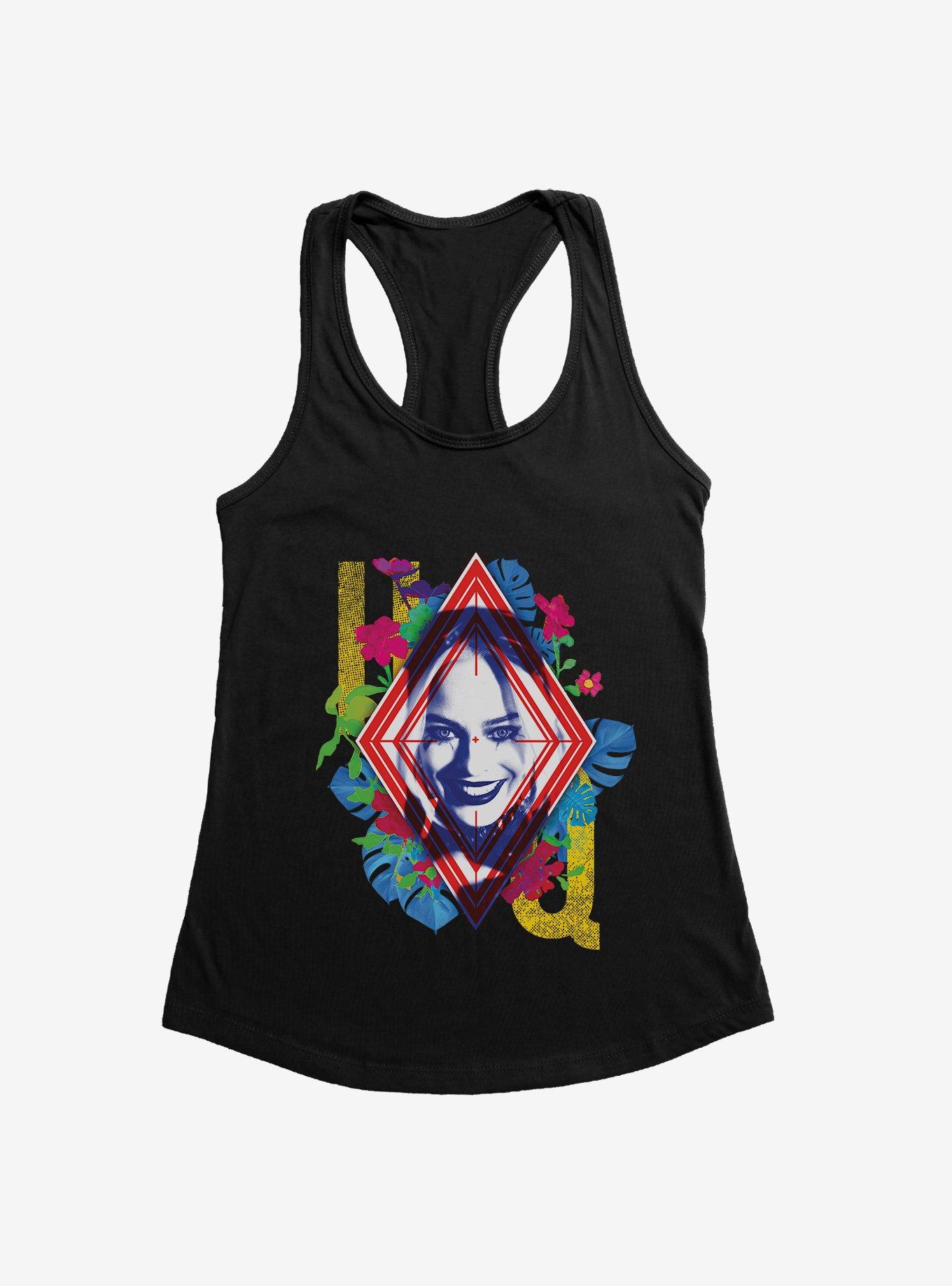 DC Comics The Suicide Squad Harley Quinn Initials Womens Tank Top