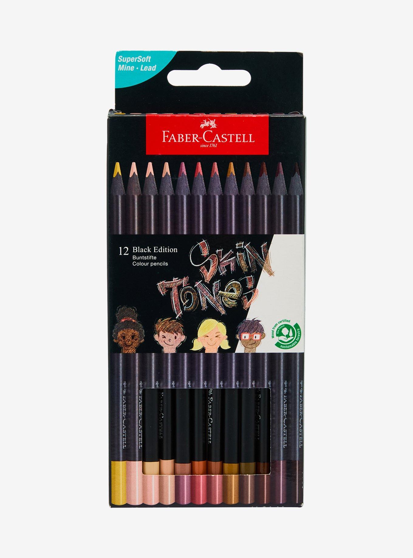 Faber-Castell Black Edition Skin Tones Colored Pencils, , hi-res