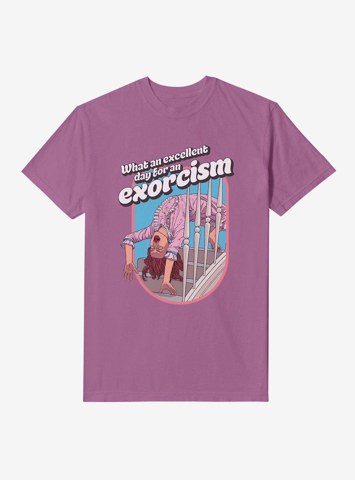 The Exorcist What An Excellent Day For An Exorcism Garment-Dyed T-Shirt, , hi-res