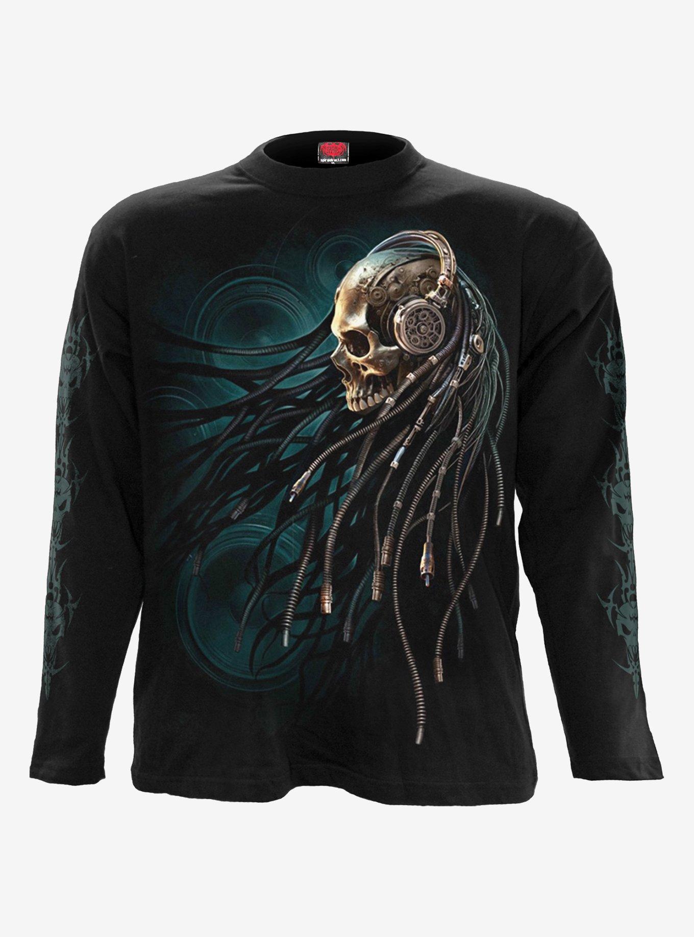 Dread Rocks Long Sleeve T-Shirt, BLACK, hi-res
