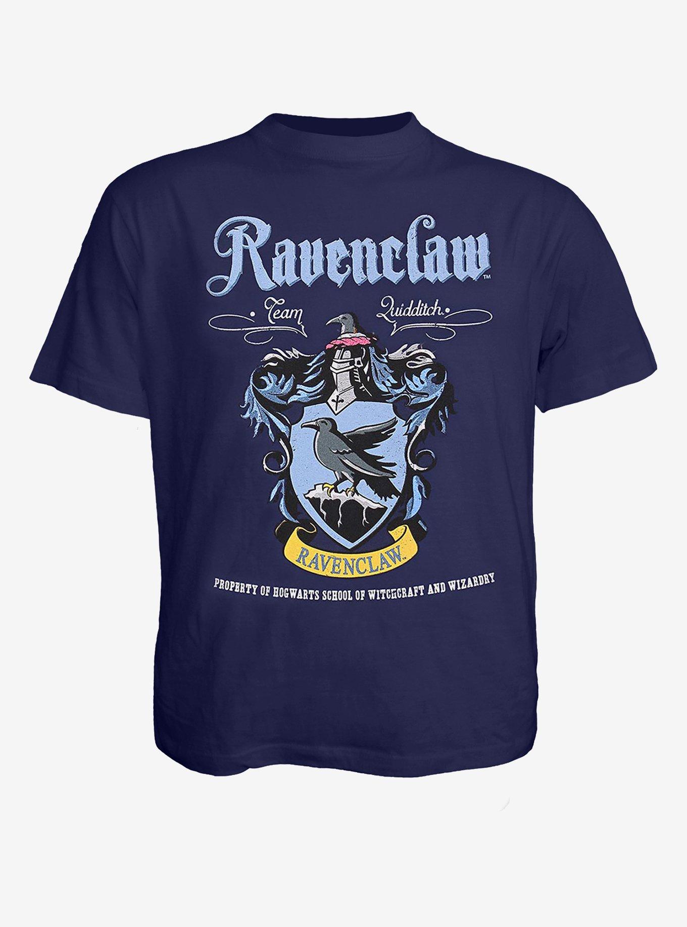 Harry Potter Ravenclaw Crest Denim T-Shirt, , hi-res