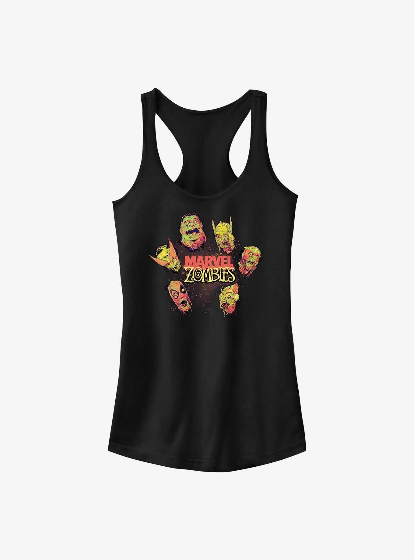 Marvel Zombies Heads Girls Tank, BLACK, hi-res