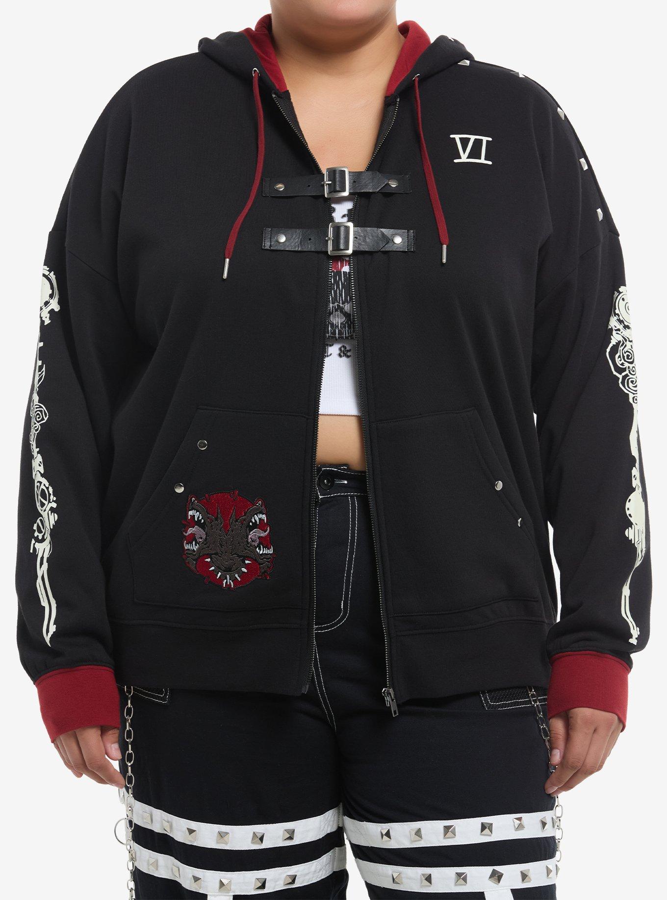 Arcane Vi Pit Fighter Glow-In-The-Dark Girls Hoodie Plus Size, , hi-res