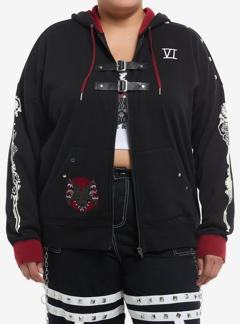 Arcane Vi Pit Fighter Glow-In-The-Dark Girls Hoodie Plus Size | Hot Topic