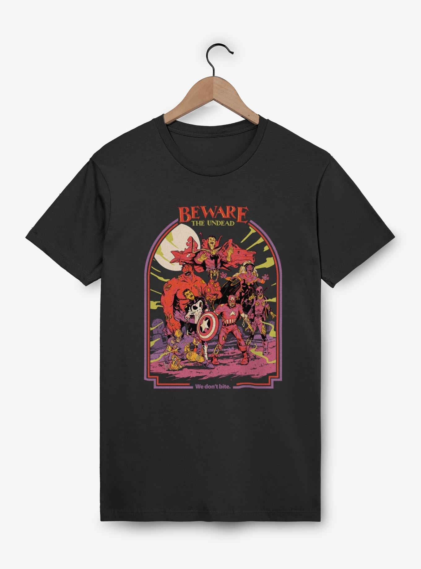 Marvel Zombies Beware The Undead T-Shirt, BLACK, hi-res