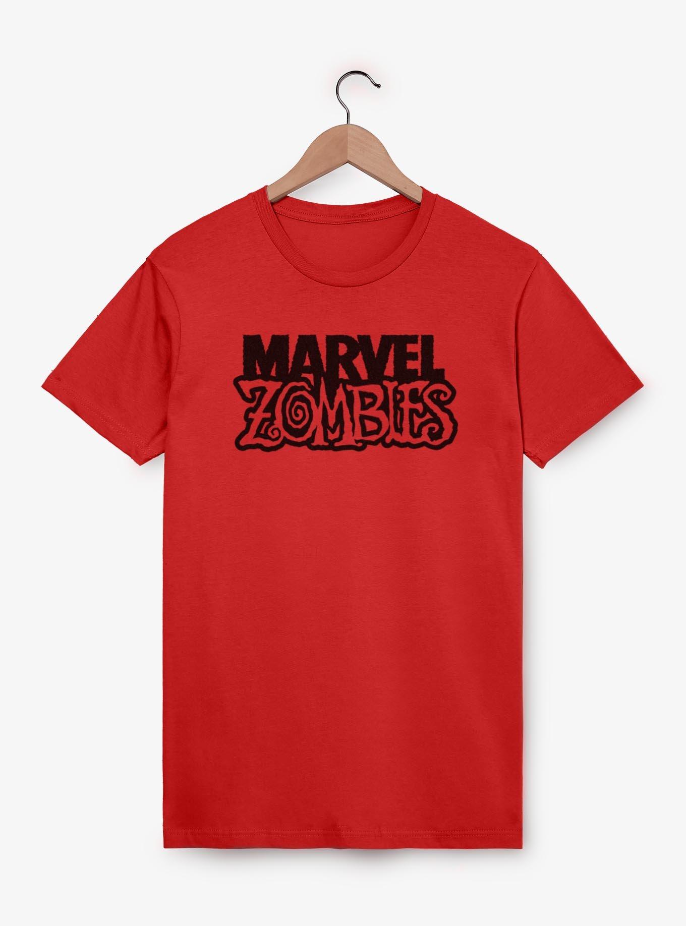 Marvel Zombies Logo T-Shirt, RED, hi-res