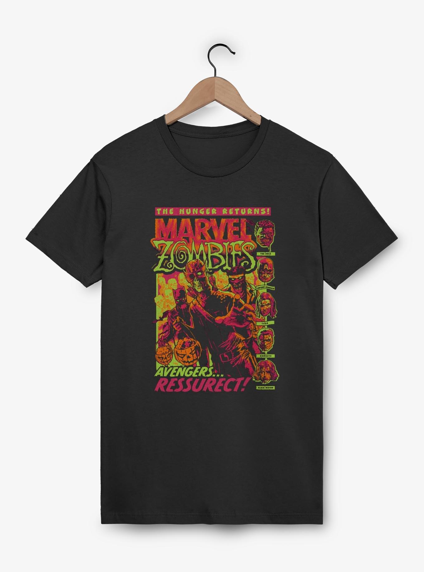 Marvel Zombies Avengers Ressurect Comic Cover T-Shirt, BLACK, hi-res