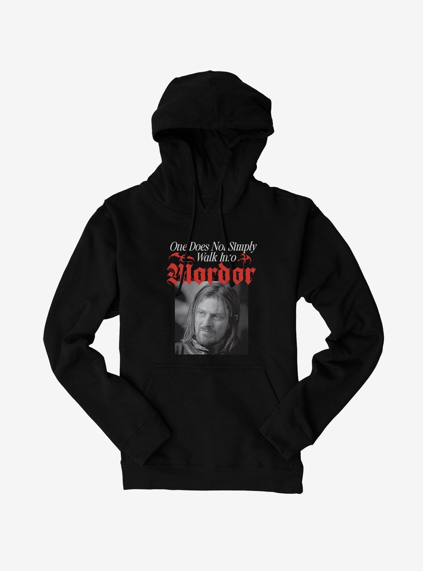 The Lord Of The Rings One Does Not Simply Walk Into Mordor Hoodie 