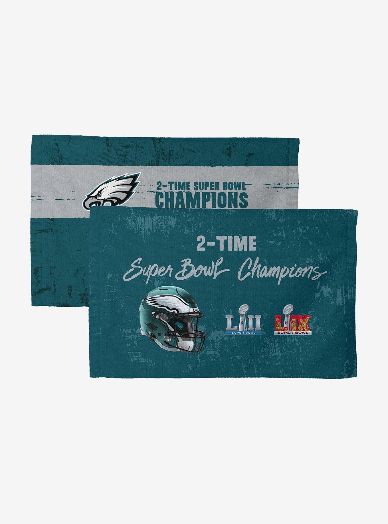 NFL 2025 Super Bowl LIX Philadelphia Eagles Multi Champ Conquerors Fan Towel 2-Pack, , hi-res