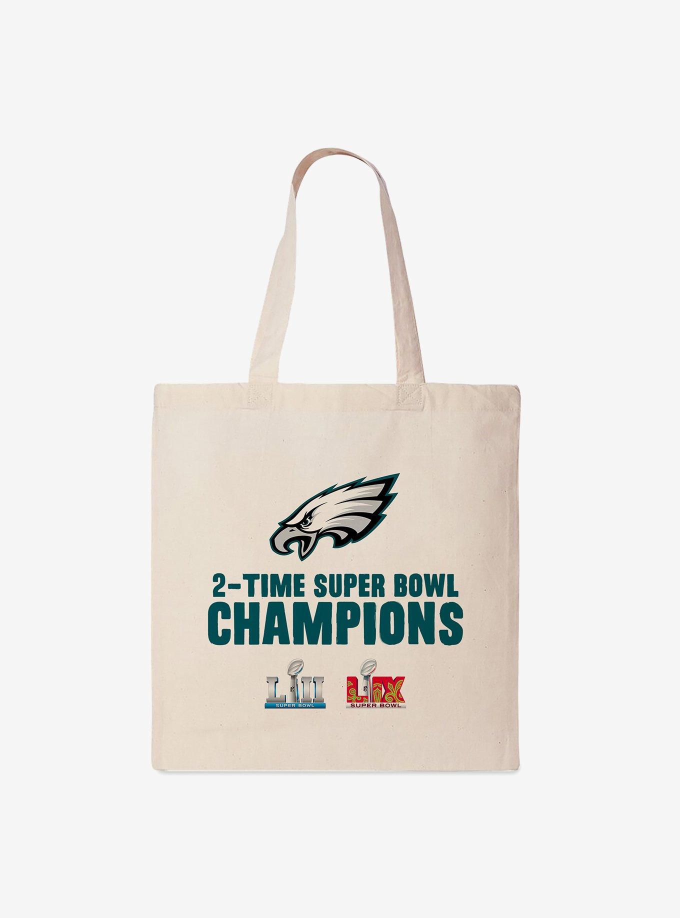 NFL 2025 Super Bowl LIX Philadelphia Eagles Multi Champ Overtime Canvas Tote, , hi-res