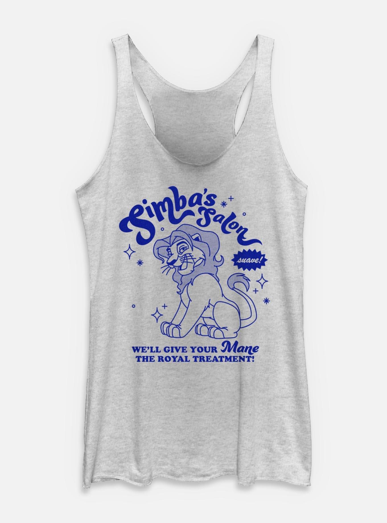 Disney The Lion King Simba's Salon Womens Tank Top, WHITE, hi-res