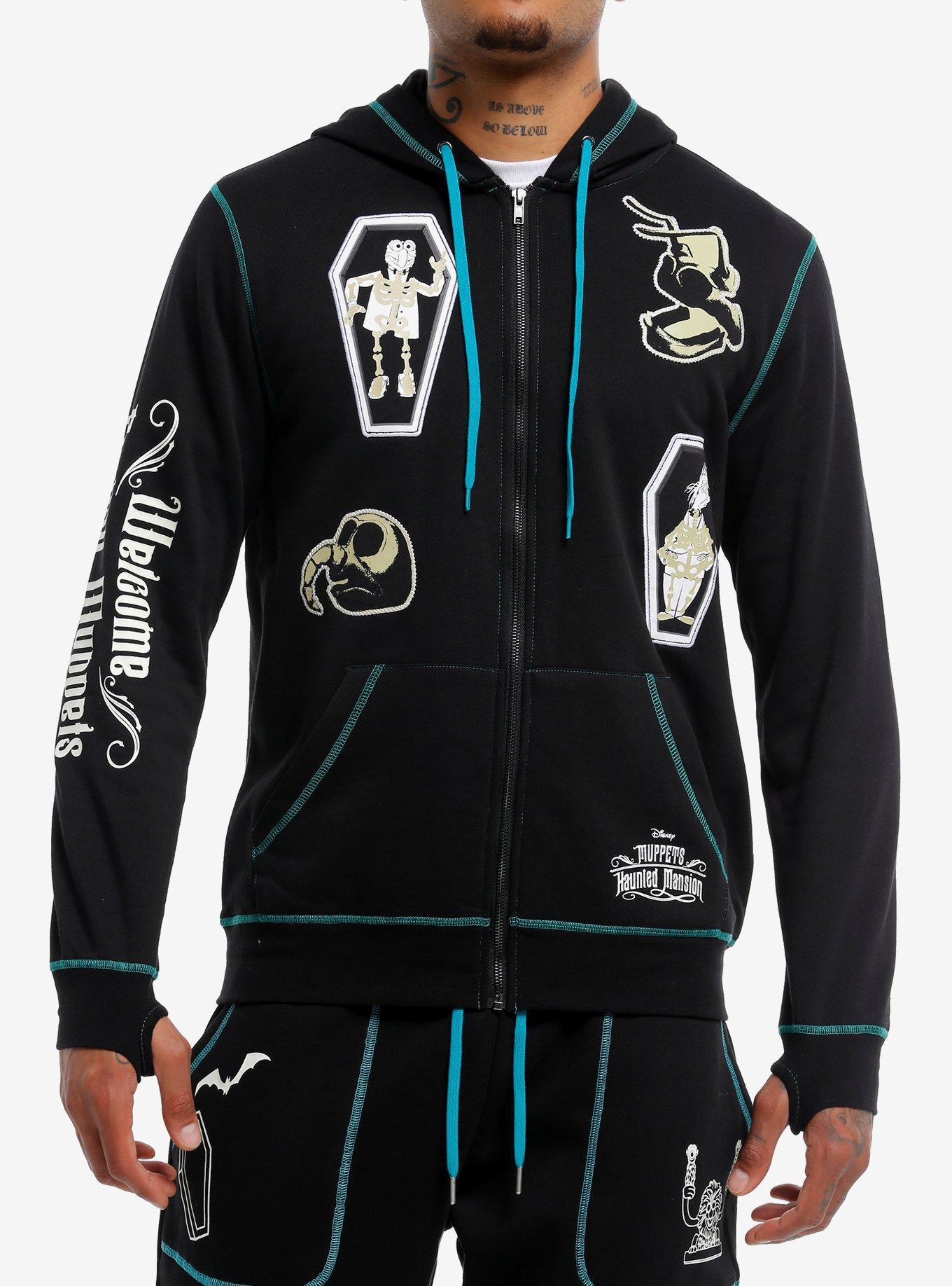 Our Universe Disney Muppets Haunted Mansion Patches Glow-In-The-Dark Hoodie, , hi-res