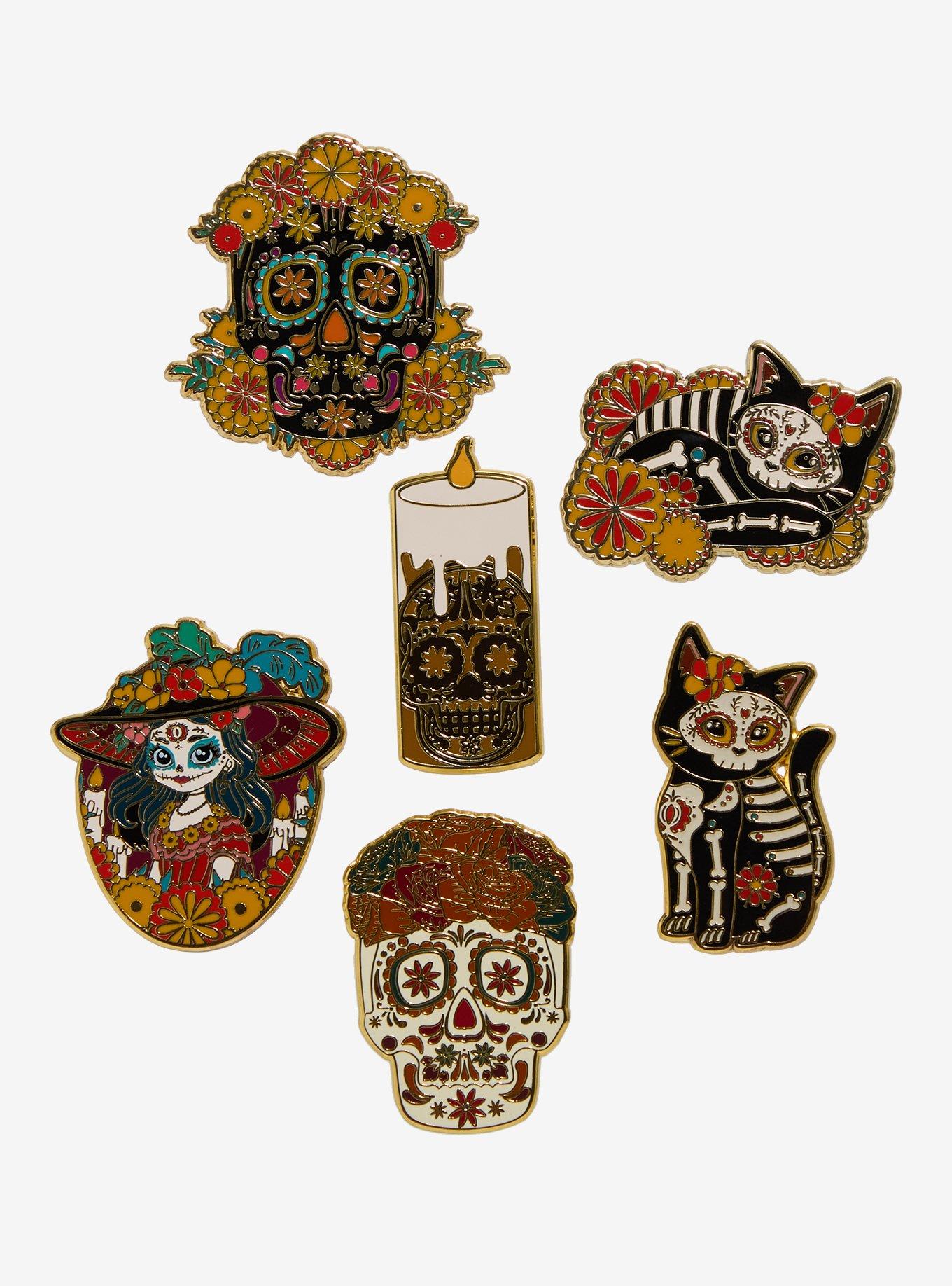 Loungefly Día De Los Muertos Blind Box Enamel Pin, , hi-res