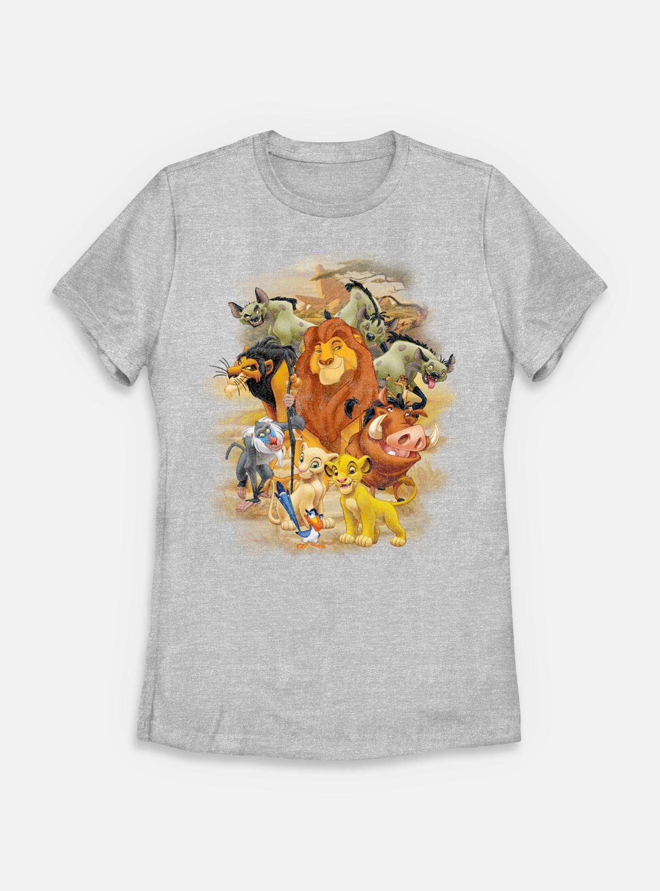 Disney The Lion King Group Portrait Womens T-Shirt, , hi-res
