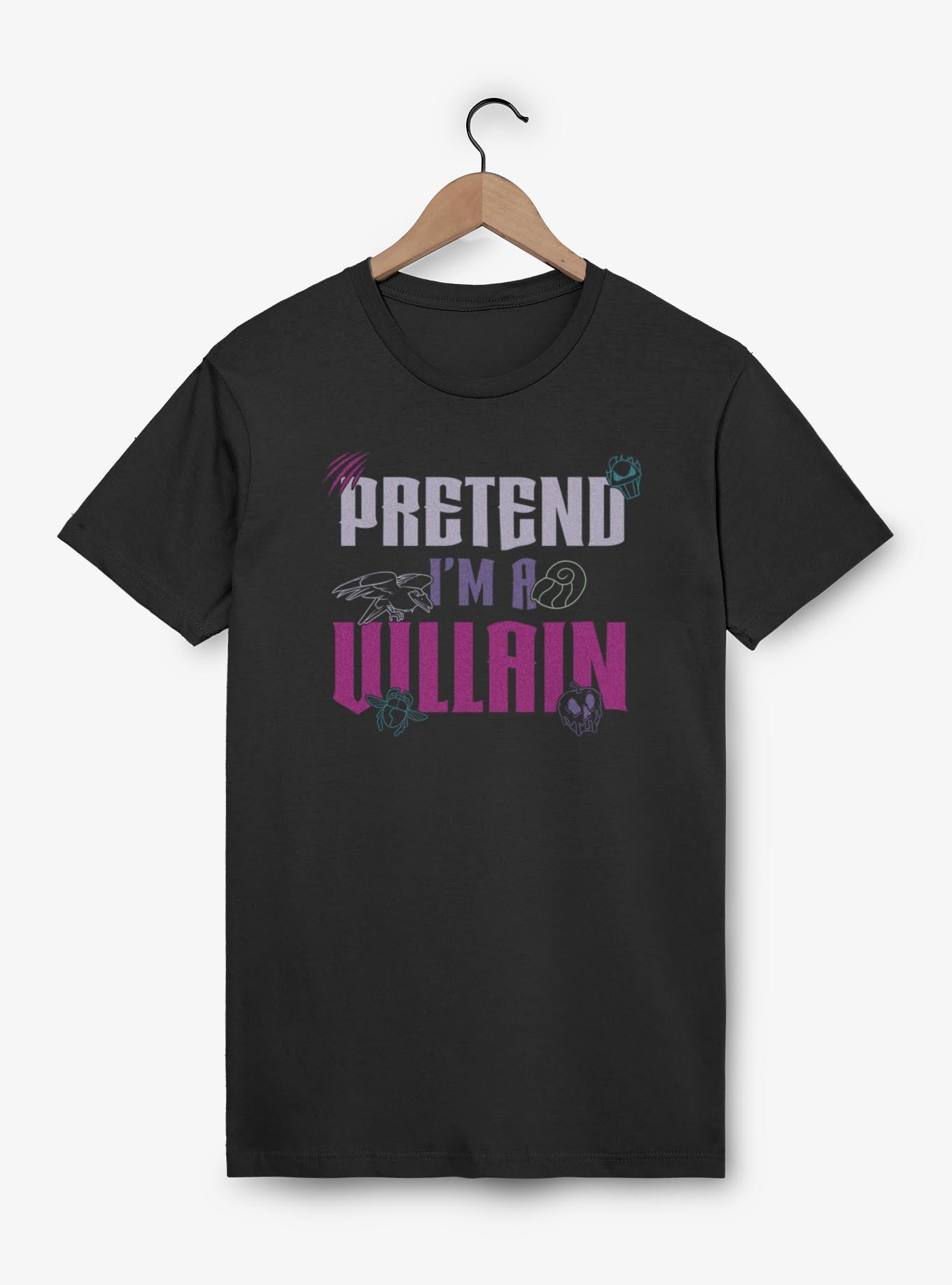 Disney Villains Pretend I'm A Villain Icons T-Shirt, BLACK, hi-res