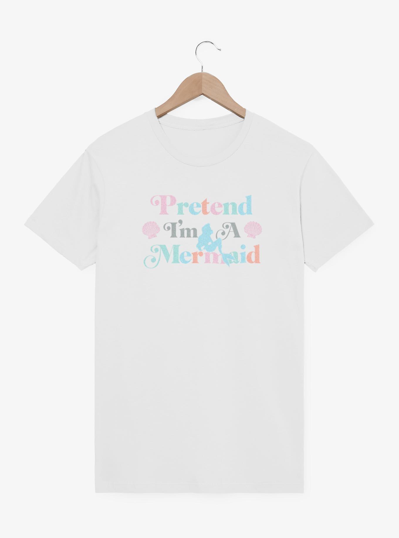 Disney Princesses Pretend I'm A Mermaid T-Shirt, WHITE, hi-res