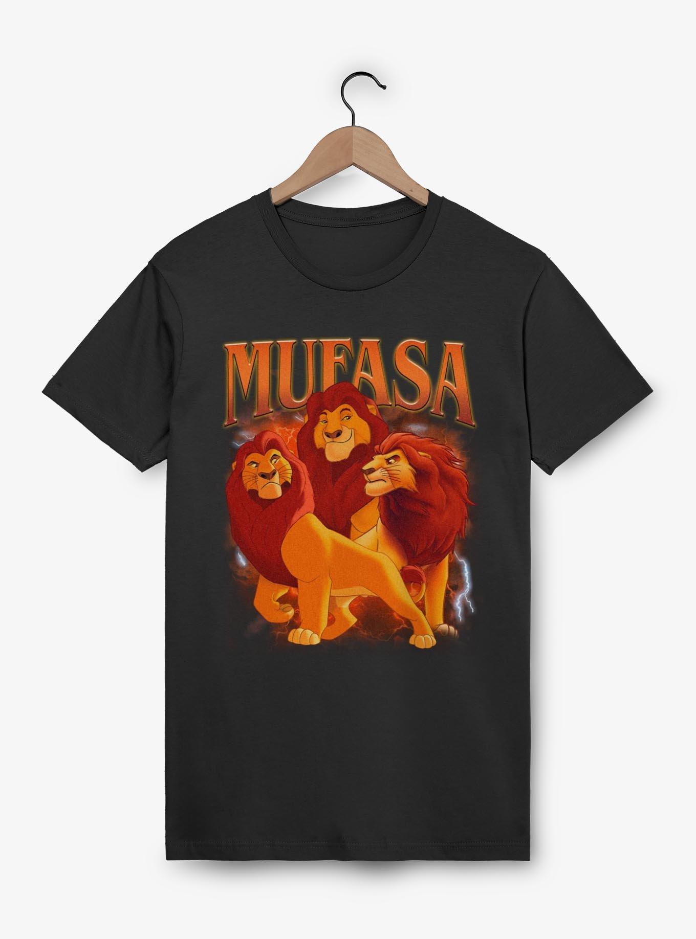 Disney The Lion King Mufasa Collage T-Shirt, BLACK, hi-res