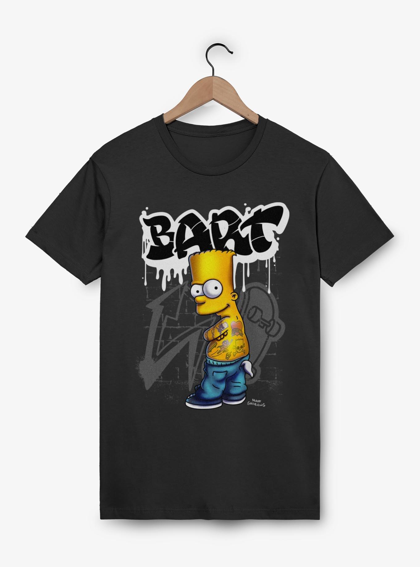 The Simpsons Bart Street Style T-Shirt, BLACK, hi-res