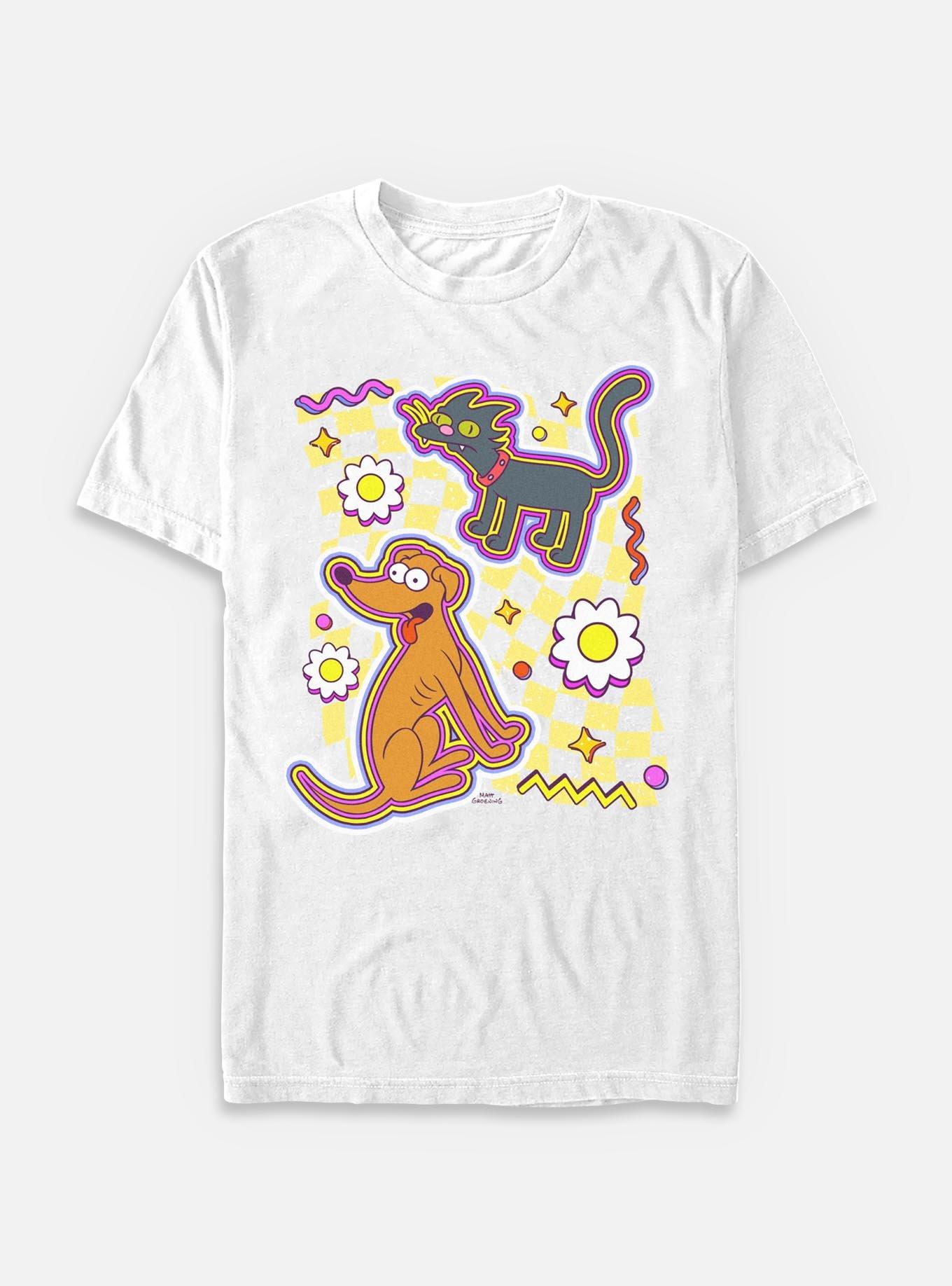 The Simpsons Retro Style T-Shirt, , hi-res