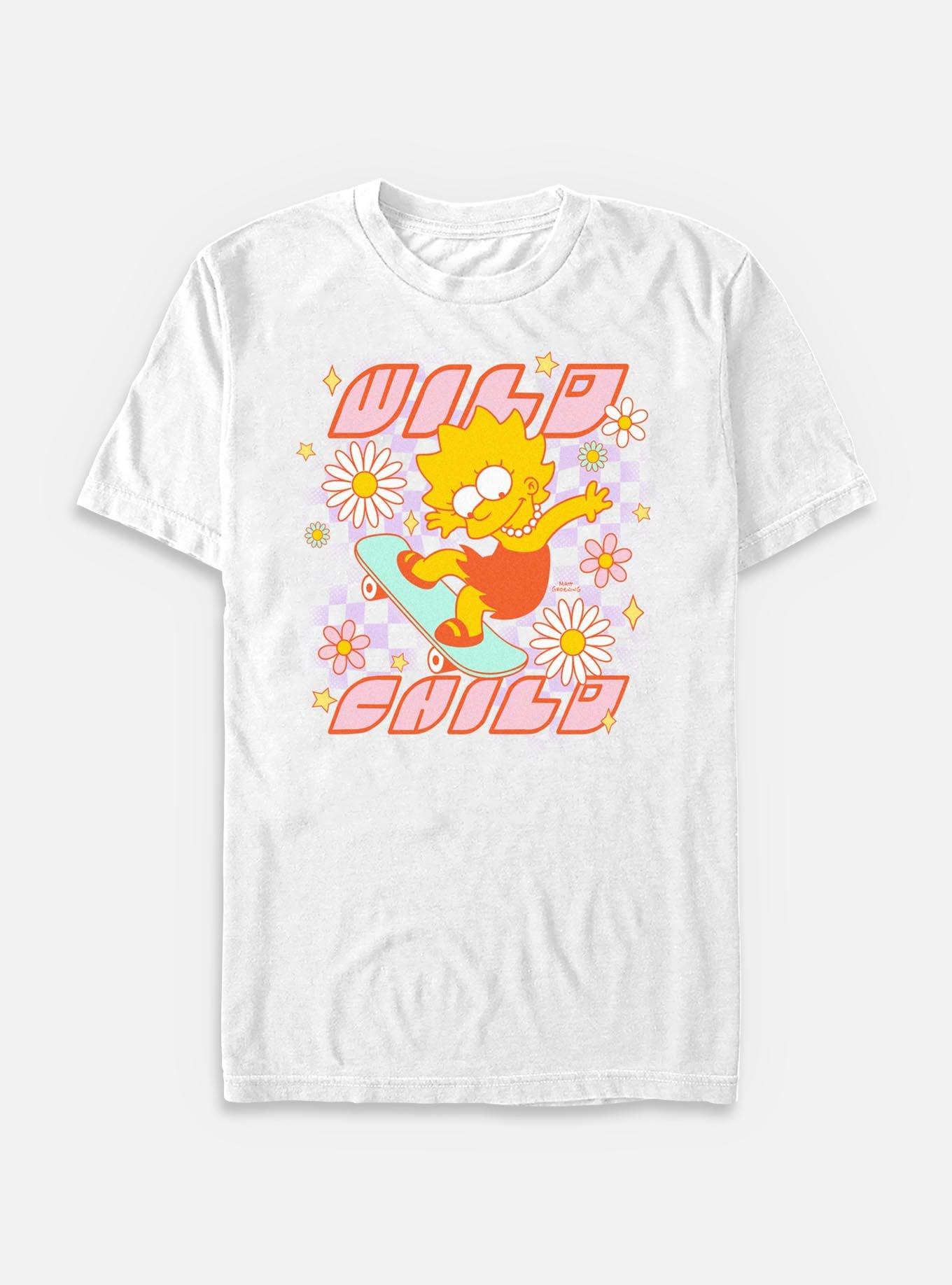 The Simpsons Wild Child T-Shirt, WHITE, hi-res