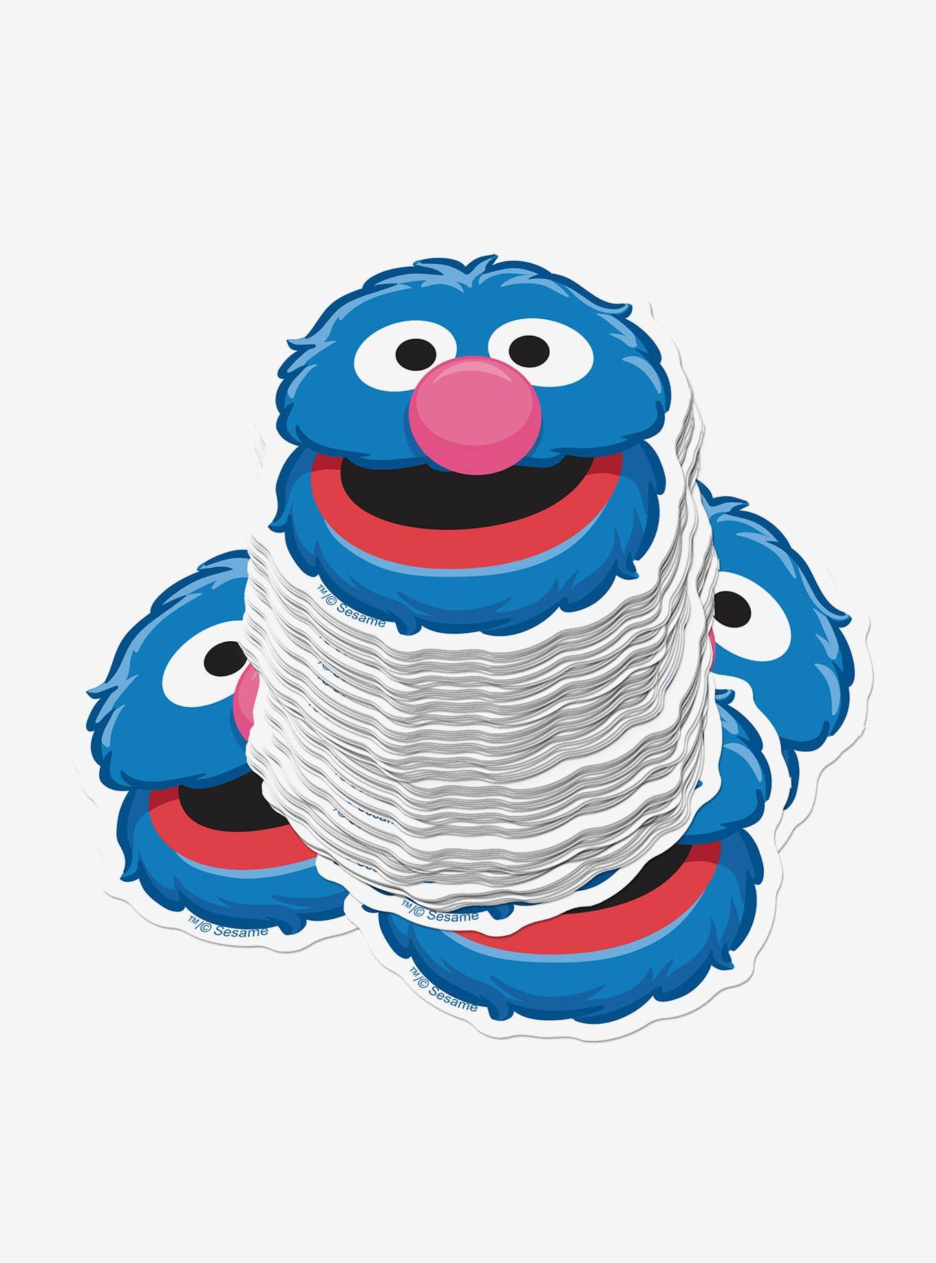 Sesame Street Grover Face Miscellaneous 100ct Sticker Pack, , hi-res