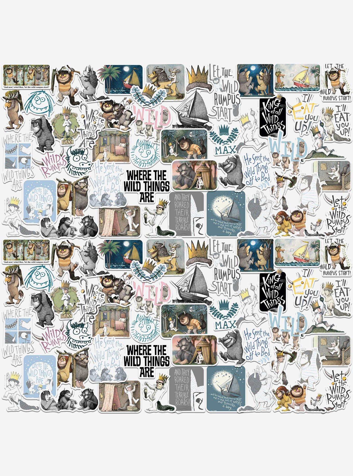 Where The Wild Things Are Miscellaneous 100ct Sticker Pack, , hi-res