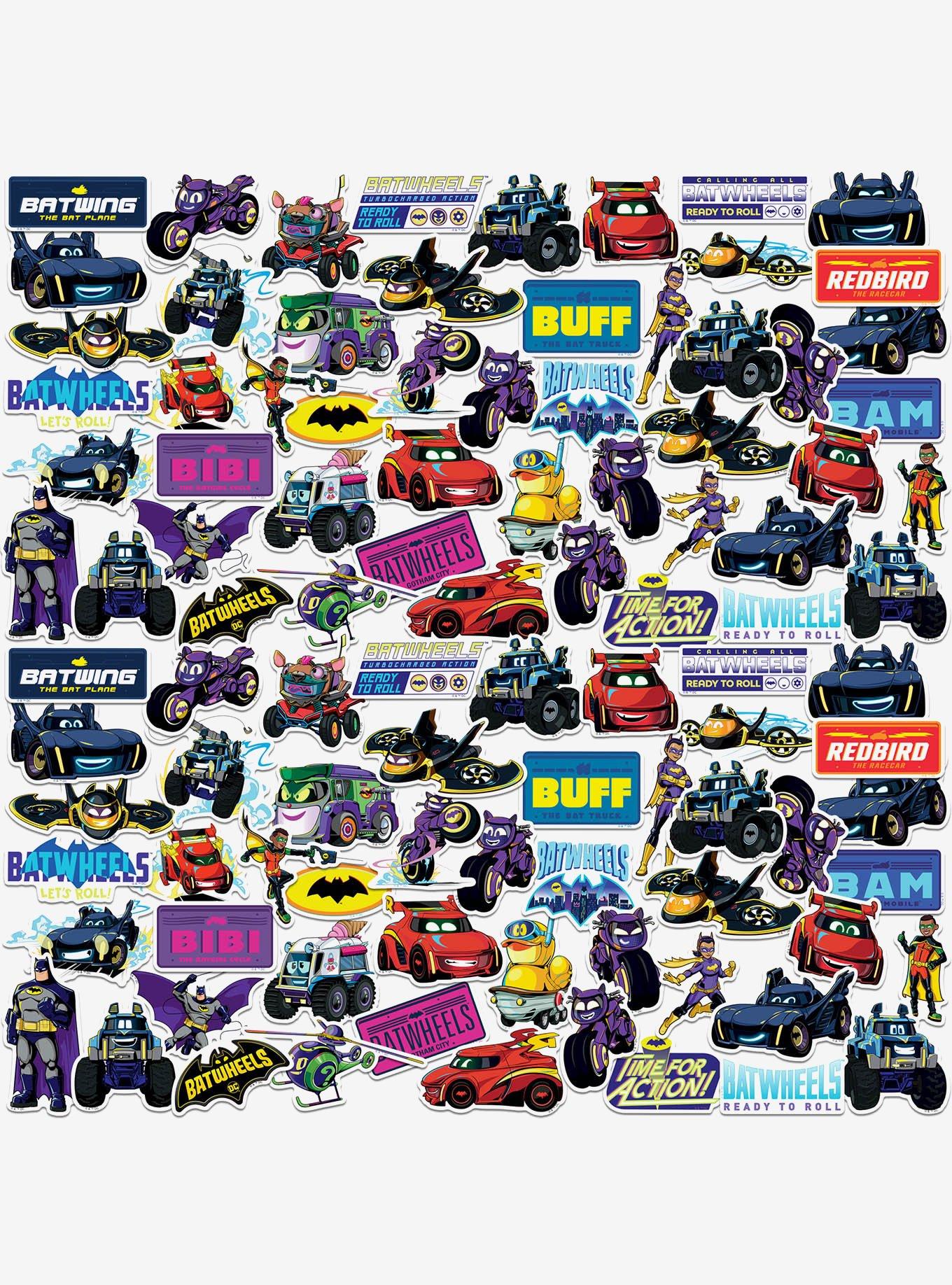 DC Comics Batman Batwheels Miscellaneous 100ct Sticker Pack, , hi-res