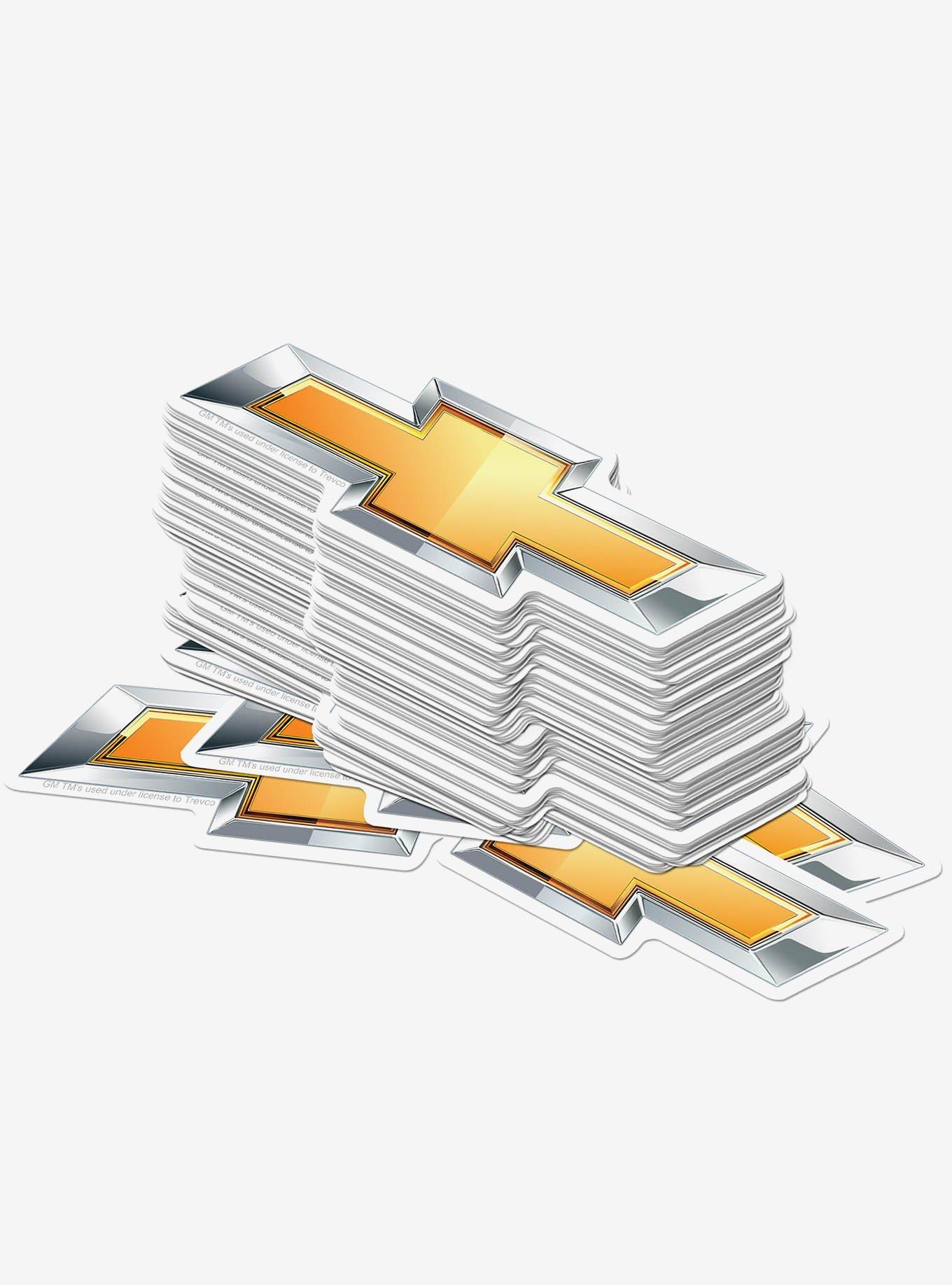 Chevrolet Chevy Bowtie Modern Emblem Miscellaneous 100ct Sticker Pack, , hi-res