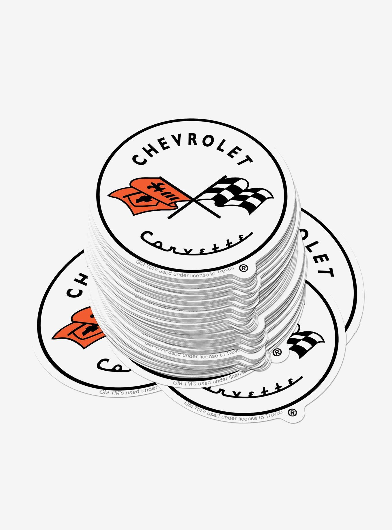 Chevrolet Chevy Vintage Circle Emblem Miscellaneous 100ct Sticker Pack, , hi-res