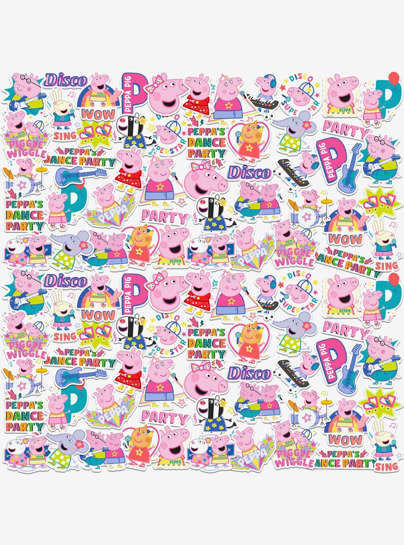 Peppa Pig Dance Party Miscellaneous 100ct Sticker Pack, , hi-res