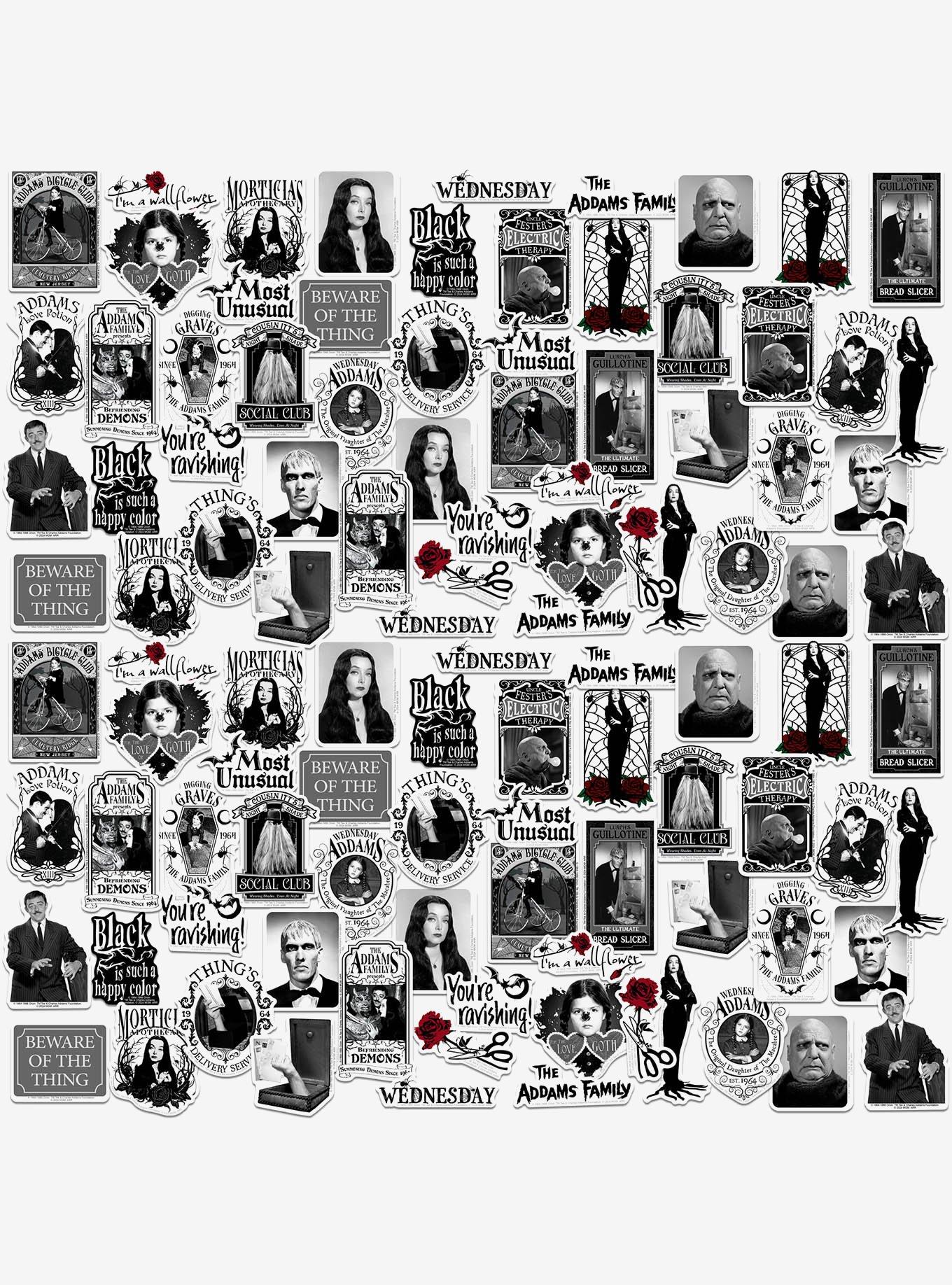 Addams Family Miscellaneous 100ct Sticker Pack, , hi-res