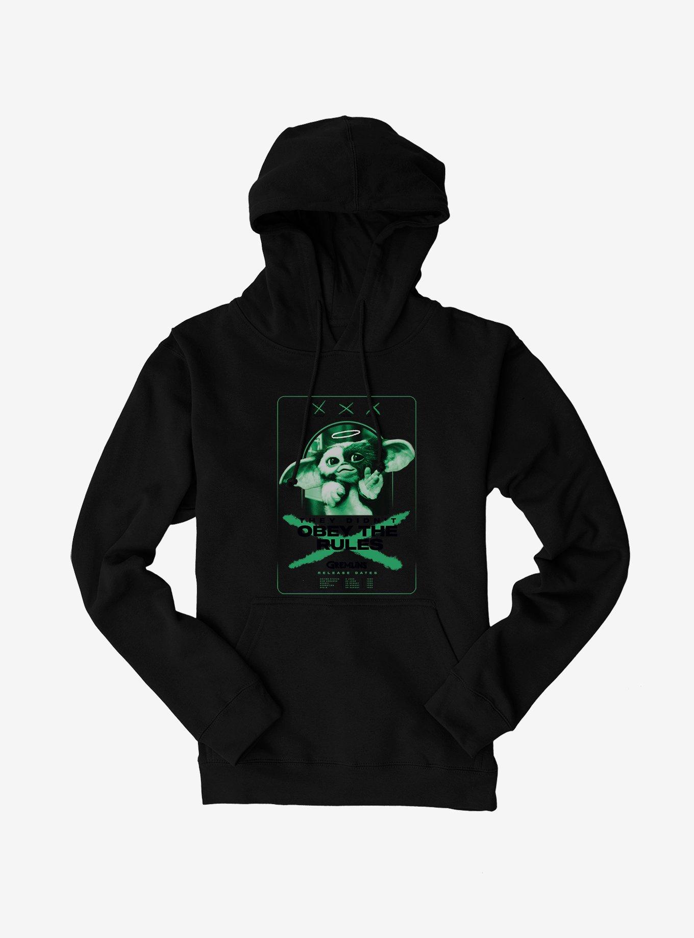 Gremlins They Didn't Obey The Rules Movie Poster Hoodie, , hi-res