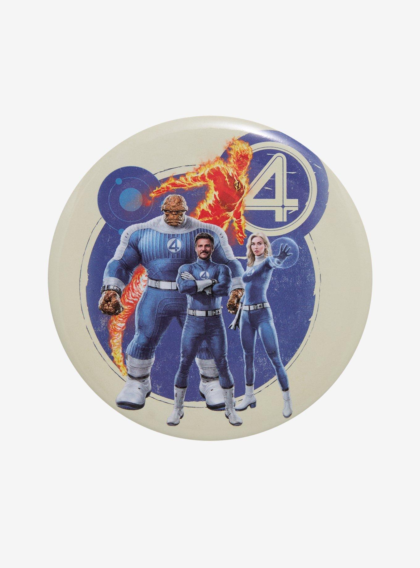 Marvel The Fantastic Four: First Steps Group 3 Inch Button, , hi-res