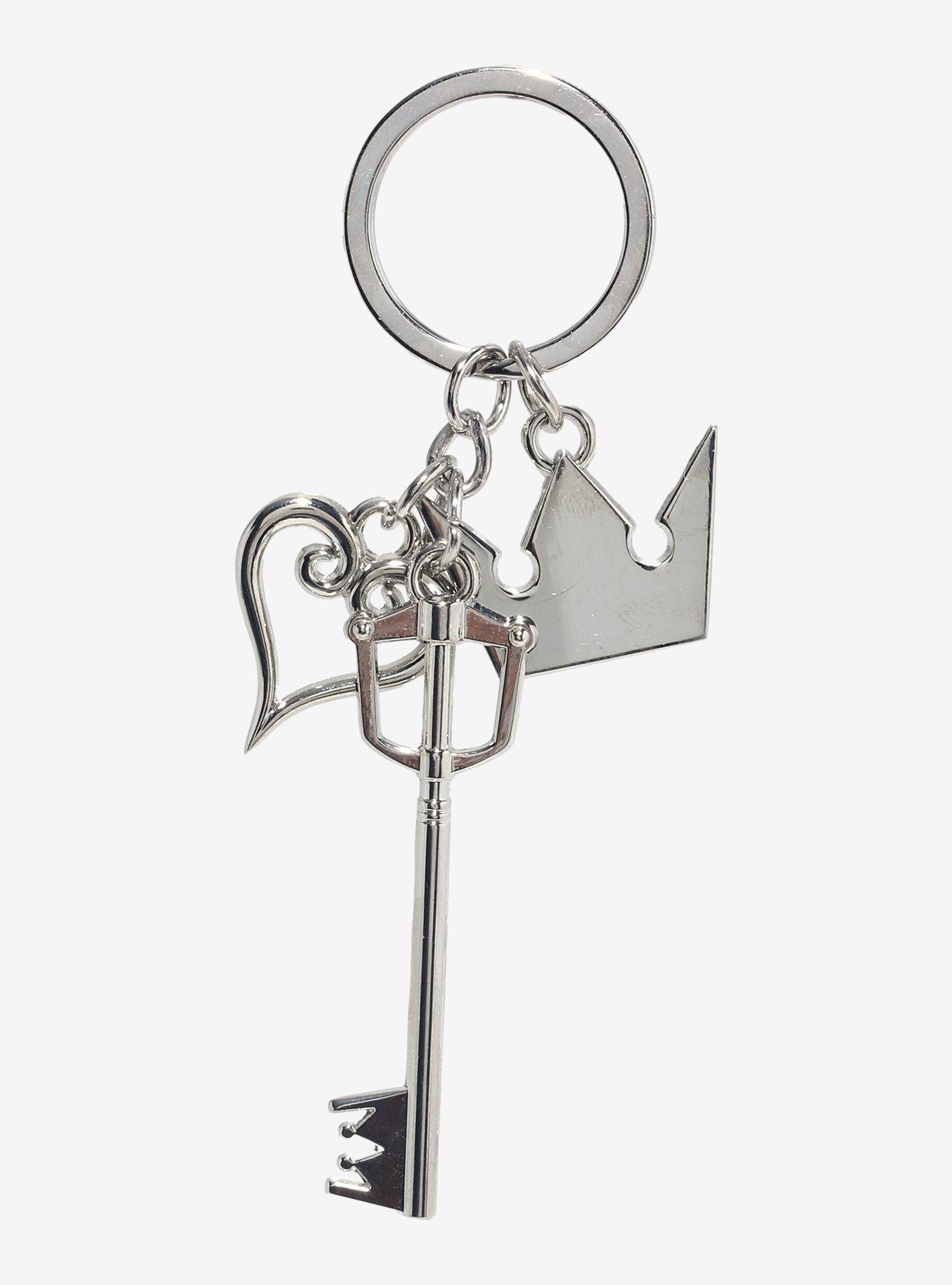 Disney Kingdom Hearts Icons Key Chain, , hi-res