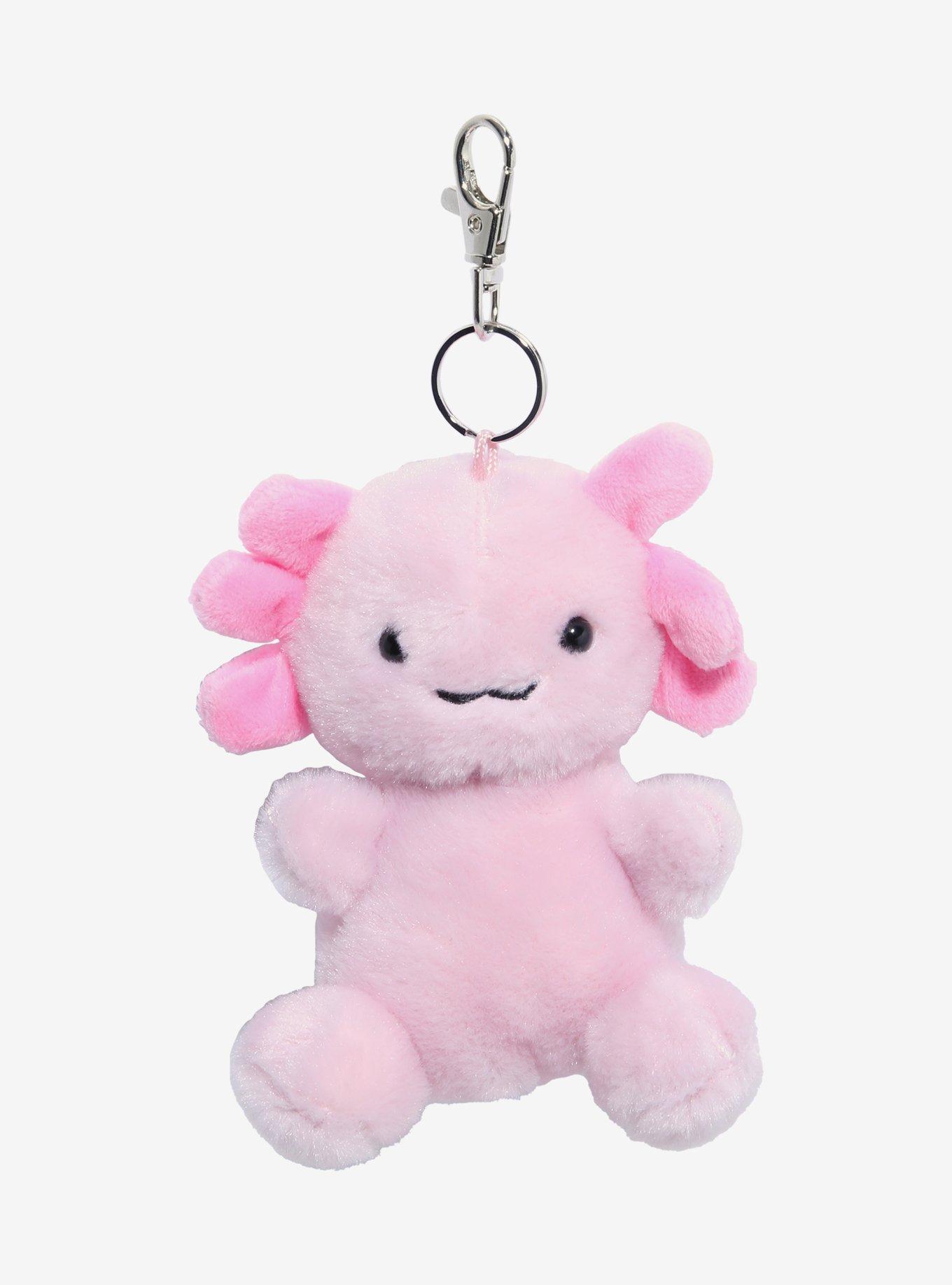 Aurora Palm Pals Ax Axolotl Plush Key Chain, , hi-res