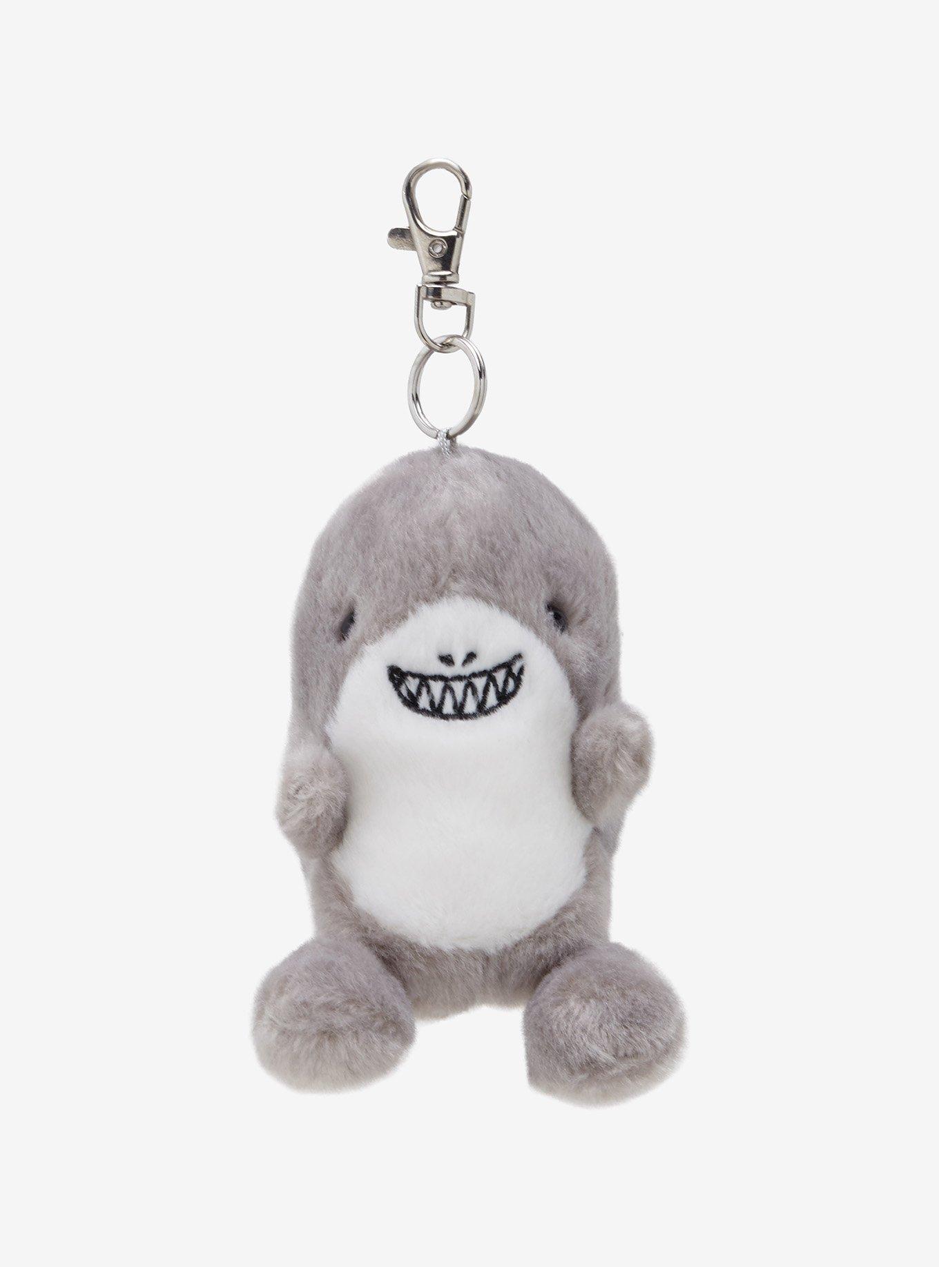 Aurora Palm Pals Chomps Shark Plush Bag Charm, , hi-res