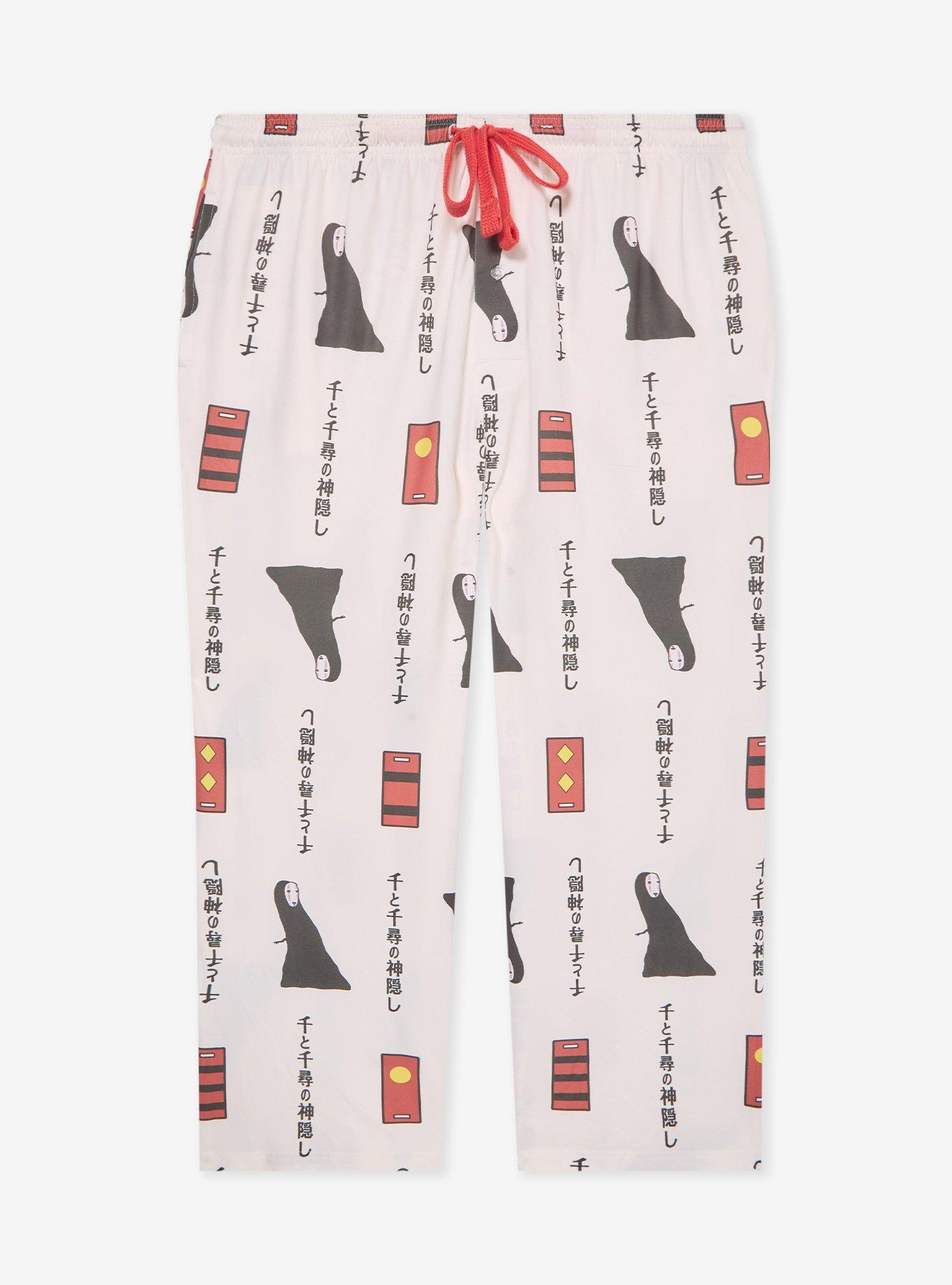 Studio Ghibli® Spirited Away No-Face & Bath Tokens Allover Print Plush Size Sleep Pants - BoxLunch Exclusive, , hi-res