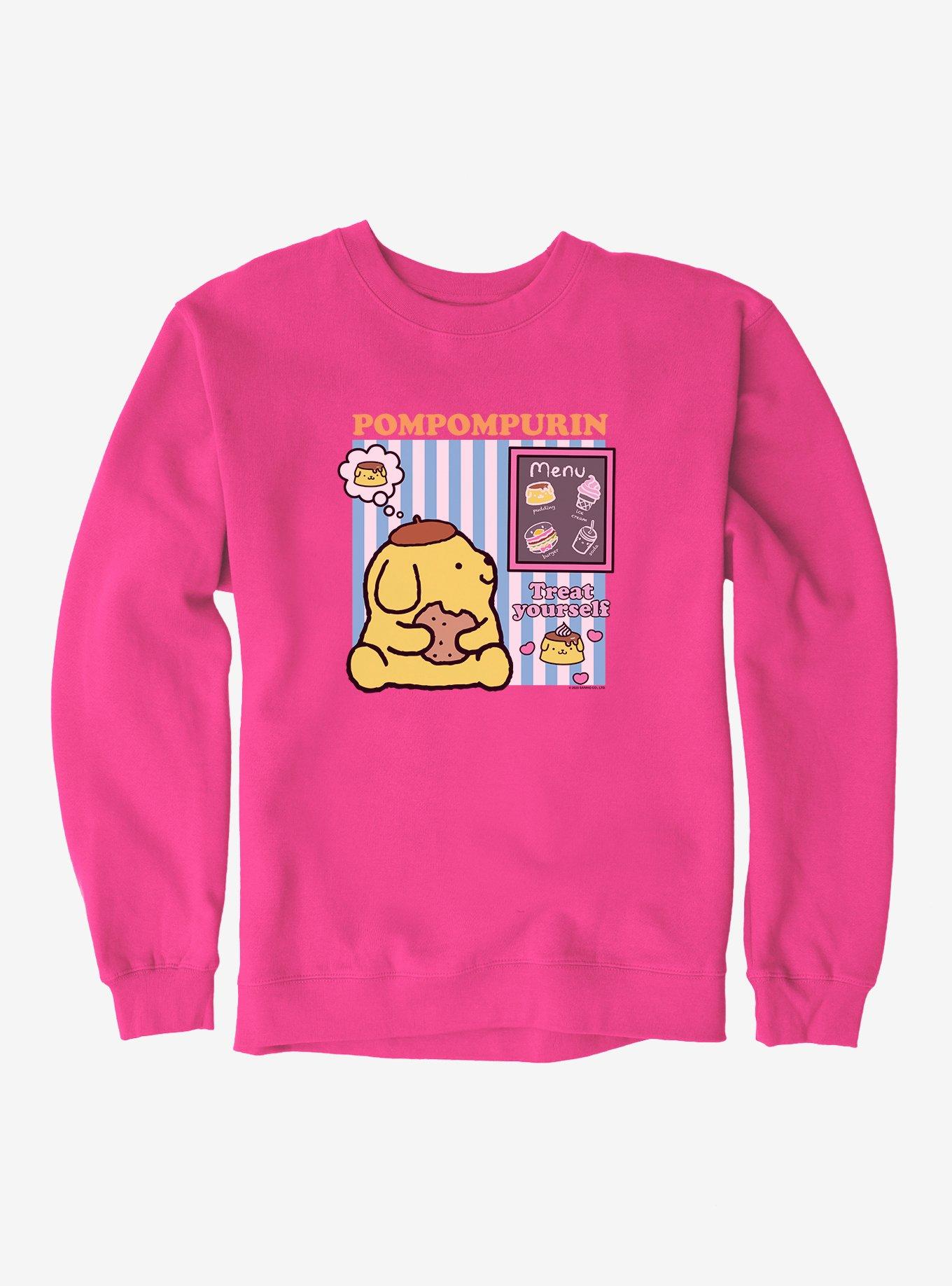 Hello Kitty & Friends Pompompurin Treat Yourself Sweatshirt, , hi-res