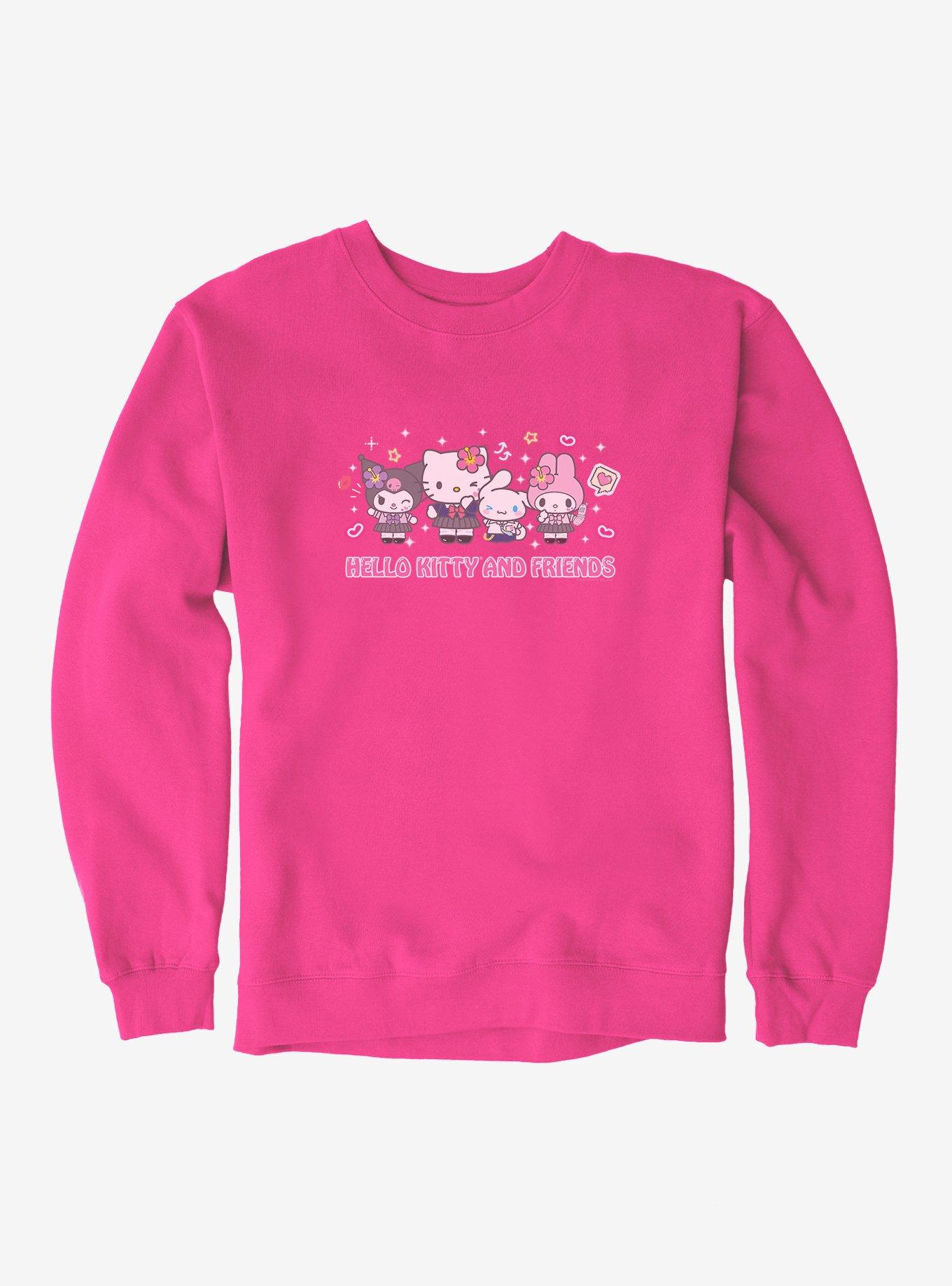 Hello Kitty & Friends Kogyaru Group Sweatshirt, , hi-res